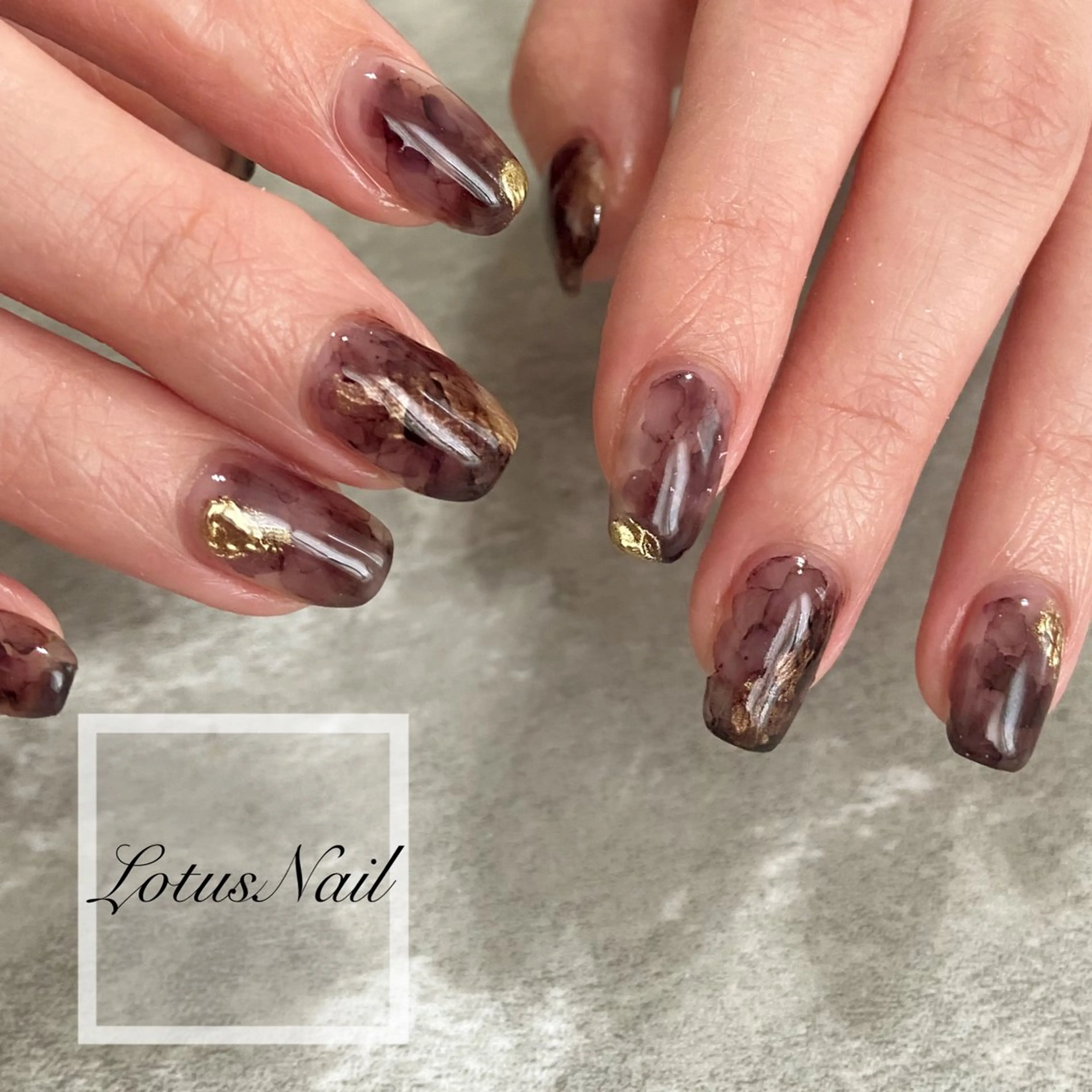 ネイル ニュアンスネイル Lotus Nailのネイルデザイン