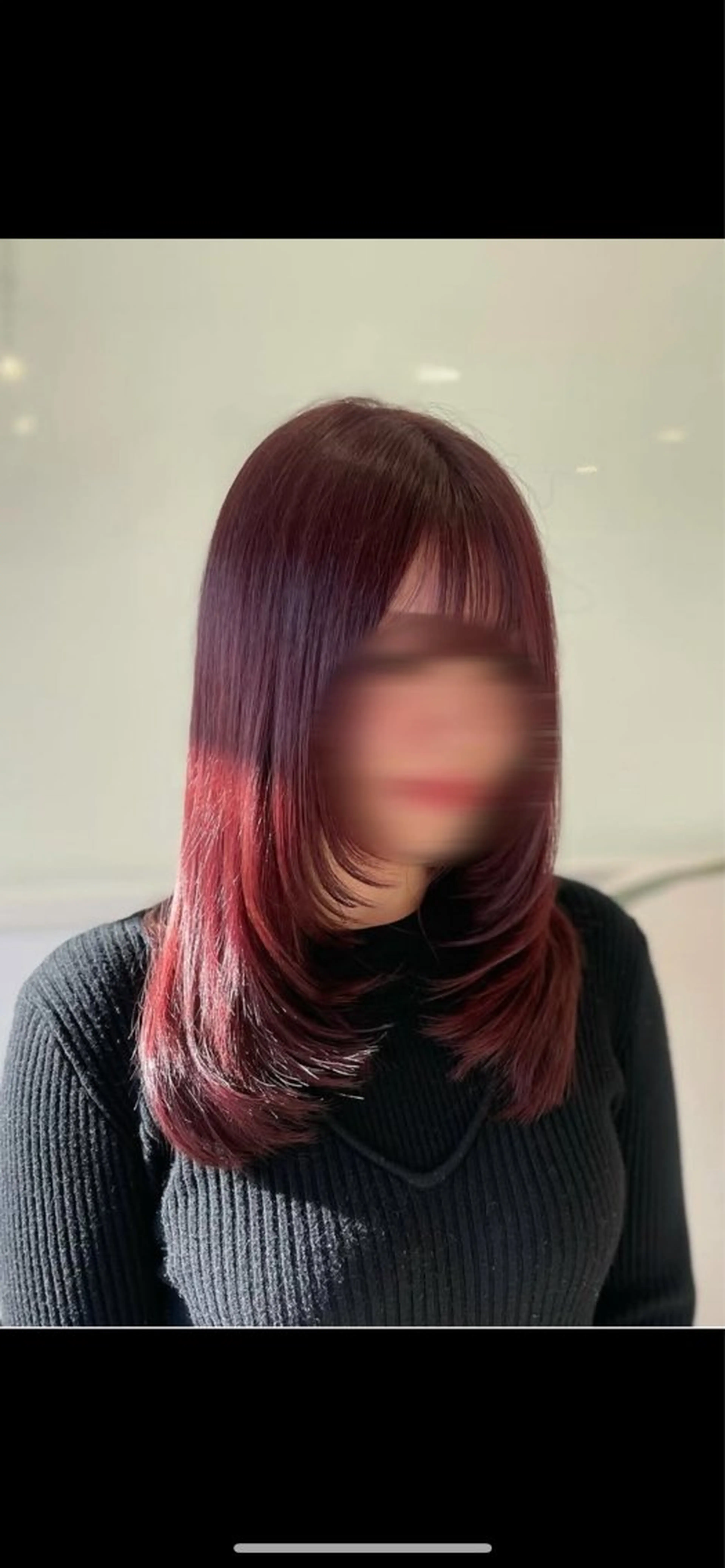 セミロング カット ヘアカラー トリートメント ボブ/艶髪 soleilrukaのヘアスタイル