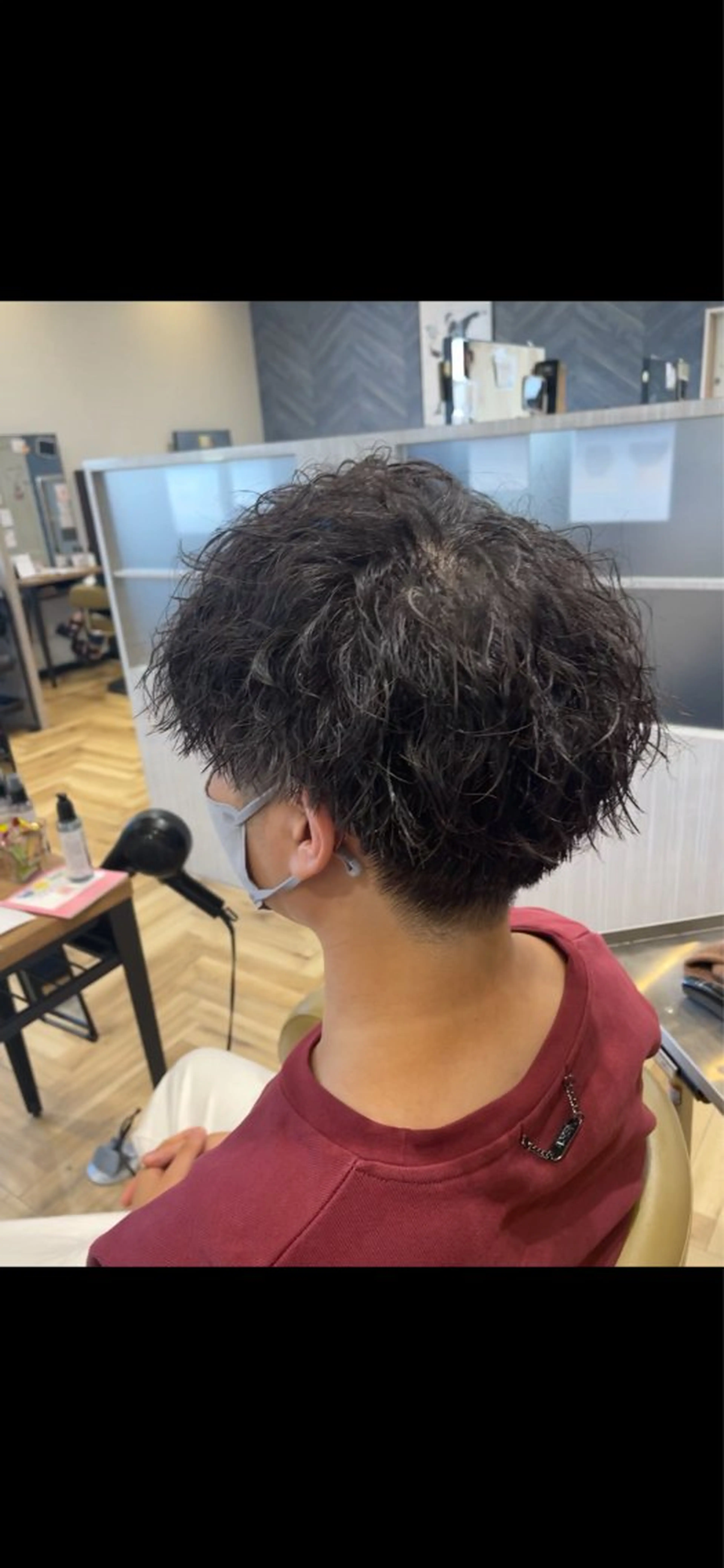 パーマ メンズ カット パーマ 中村 誠也のヘアスタイル