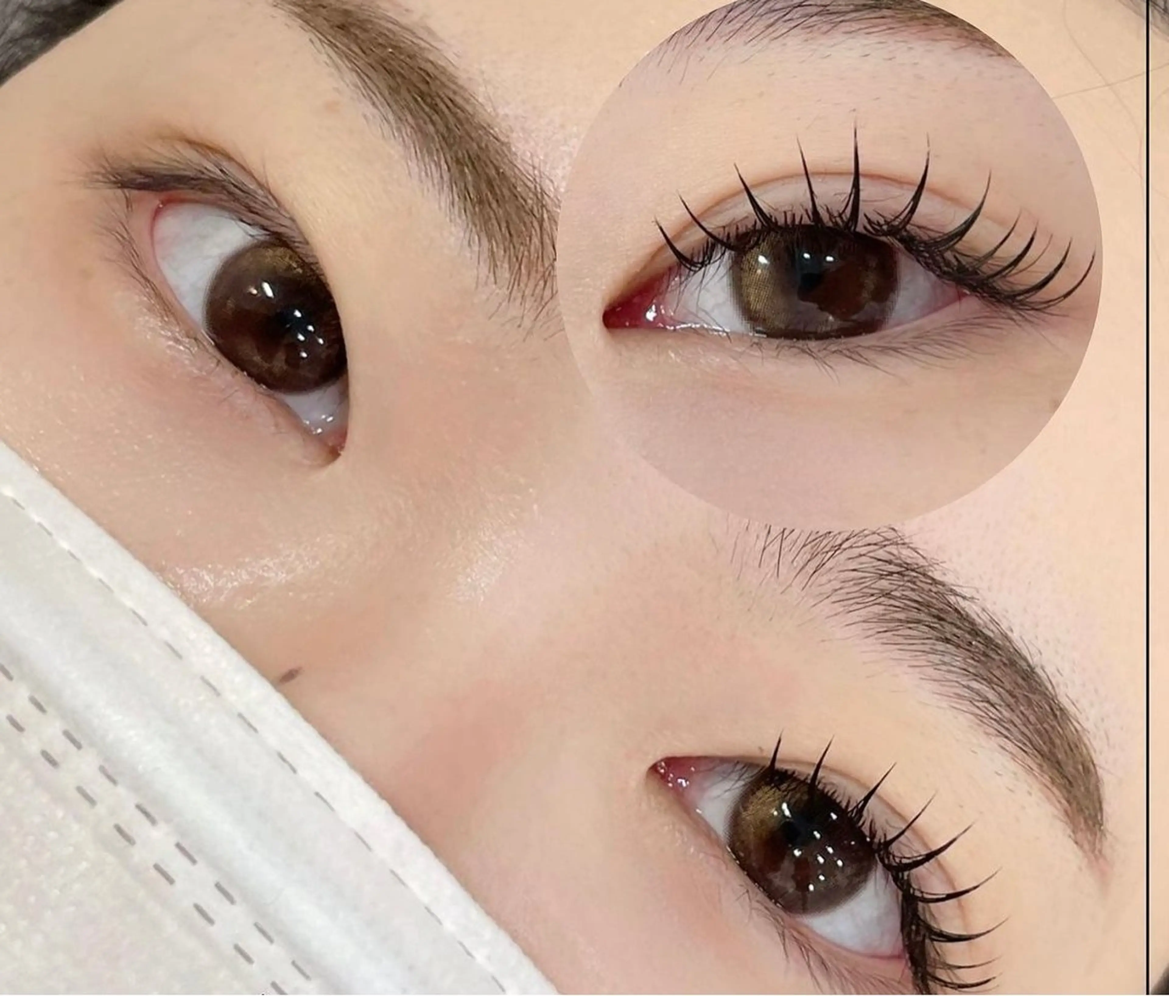 マツエク・マツパ 束感まつ毛 韓国風マツエク Eyedor まつパ／眉毛専門店のネイルデザイン