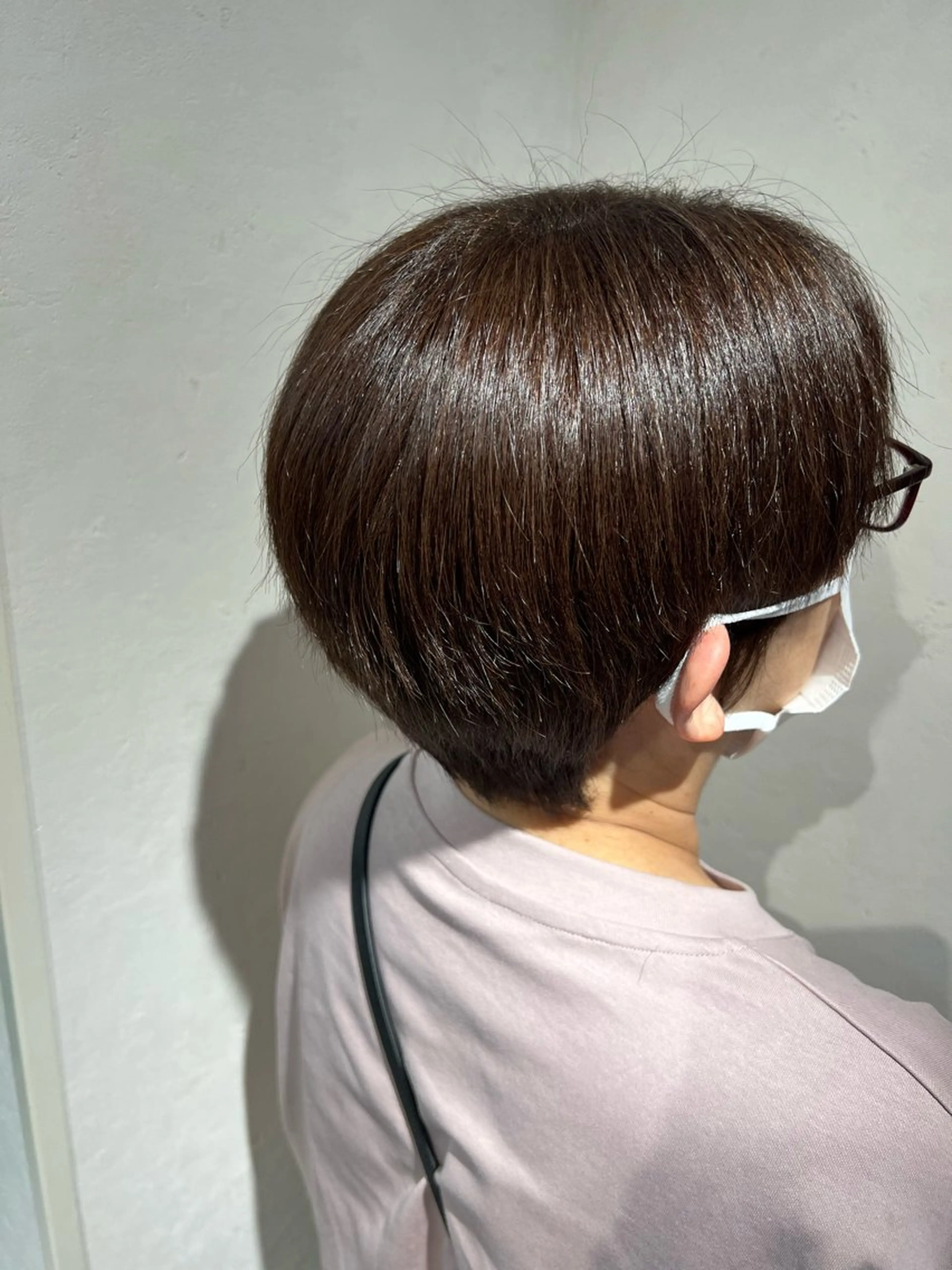 ショート カット ヘアカラー トリートメント 吉田 眞のヘアスタイル