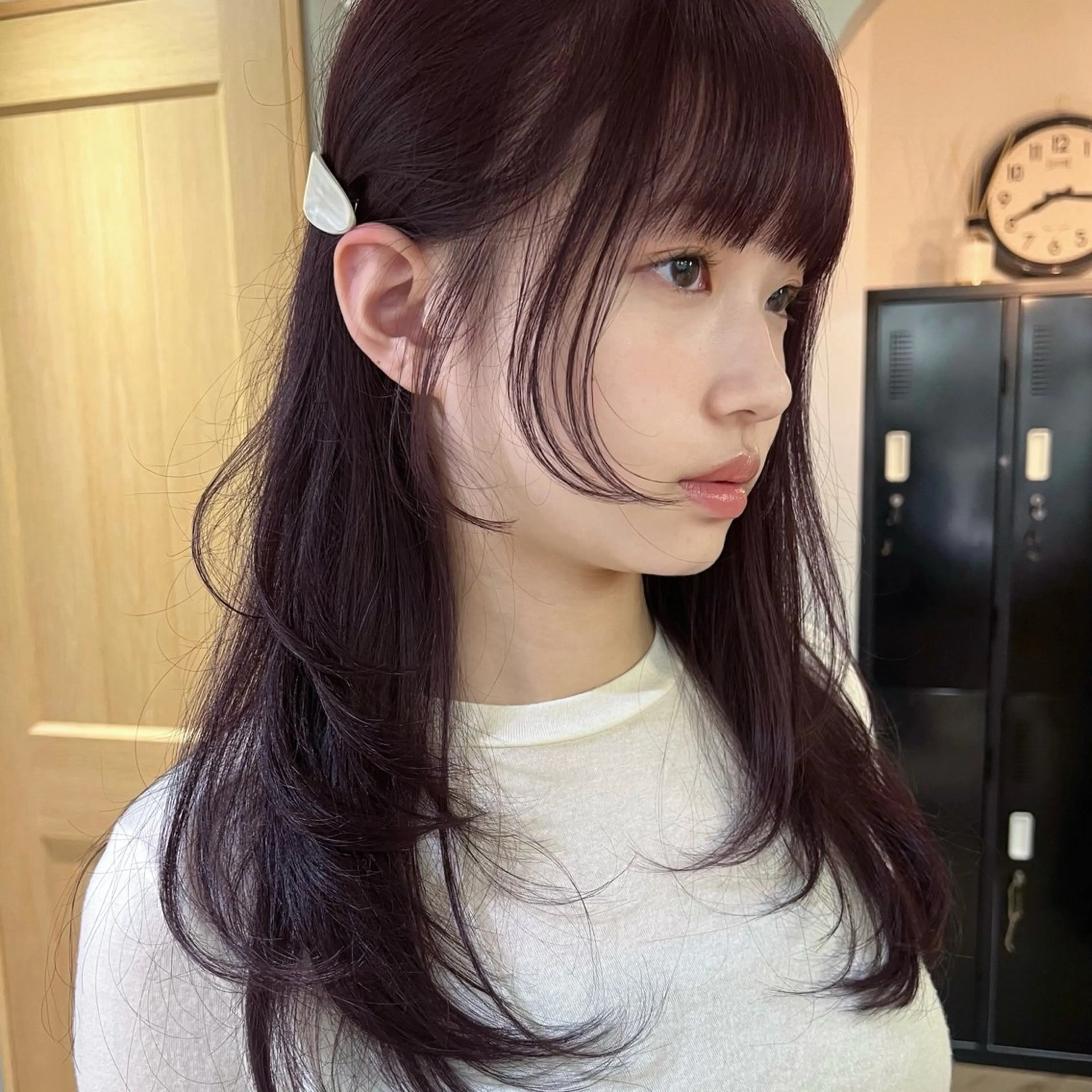 【本日限定🎀】カット+カラー+トリートメント🤍🤍レイヤーカット/顔まわり/髪質改善/暖色力ラー/ミニモ学割/韓国の写真