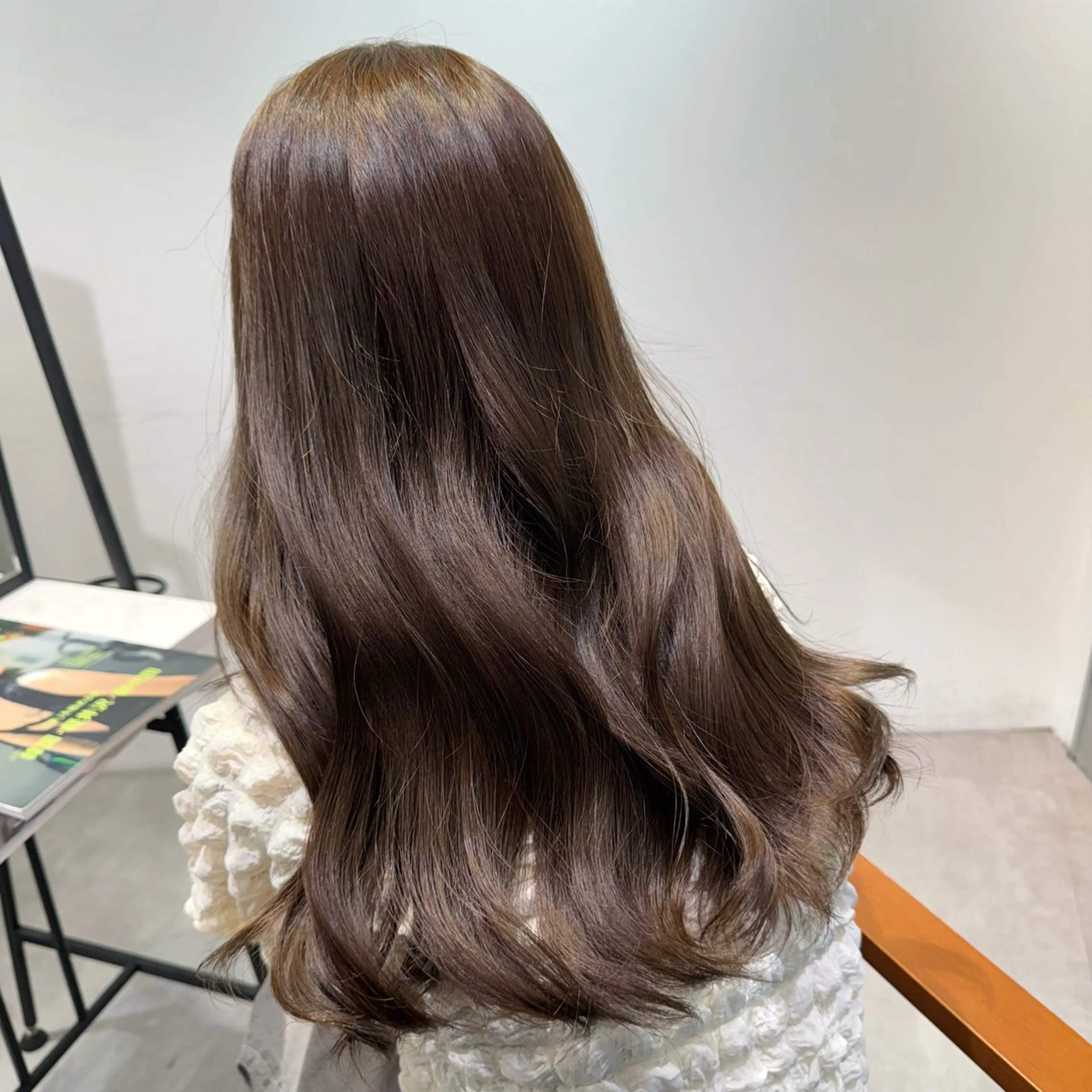 ロング カラー ヘアアレンジ ヘアカラー ブリーチなしカラー /ベージュ/安形翔のヘアスタイル