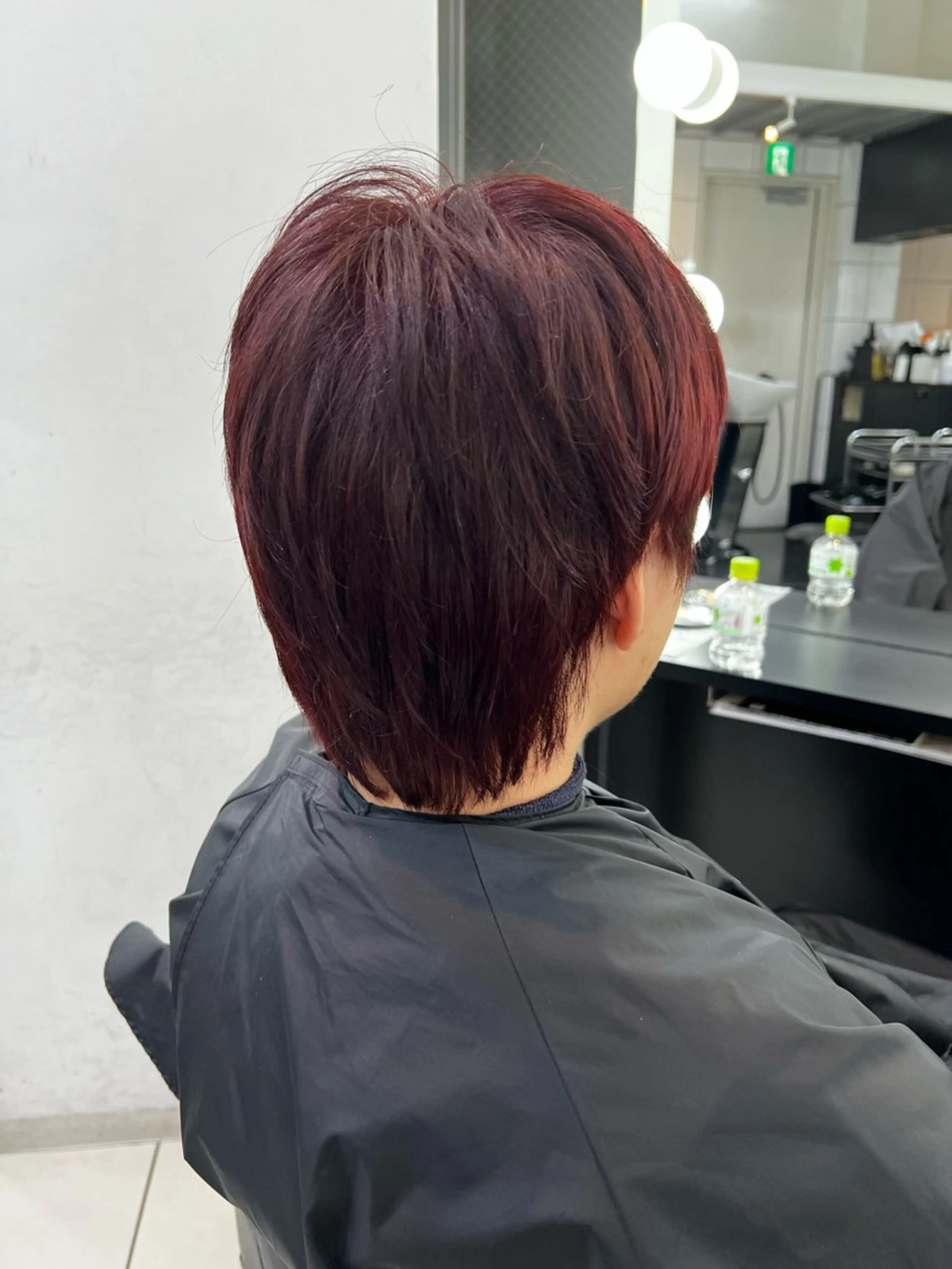 カラー ボルドーカラー 🔥ハイトーンカラー ／   DAIA🔥のヘアスタイル