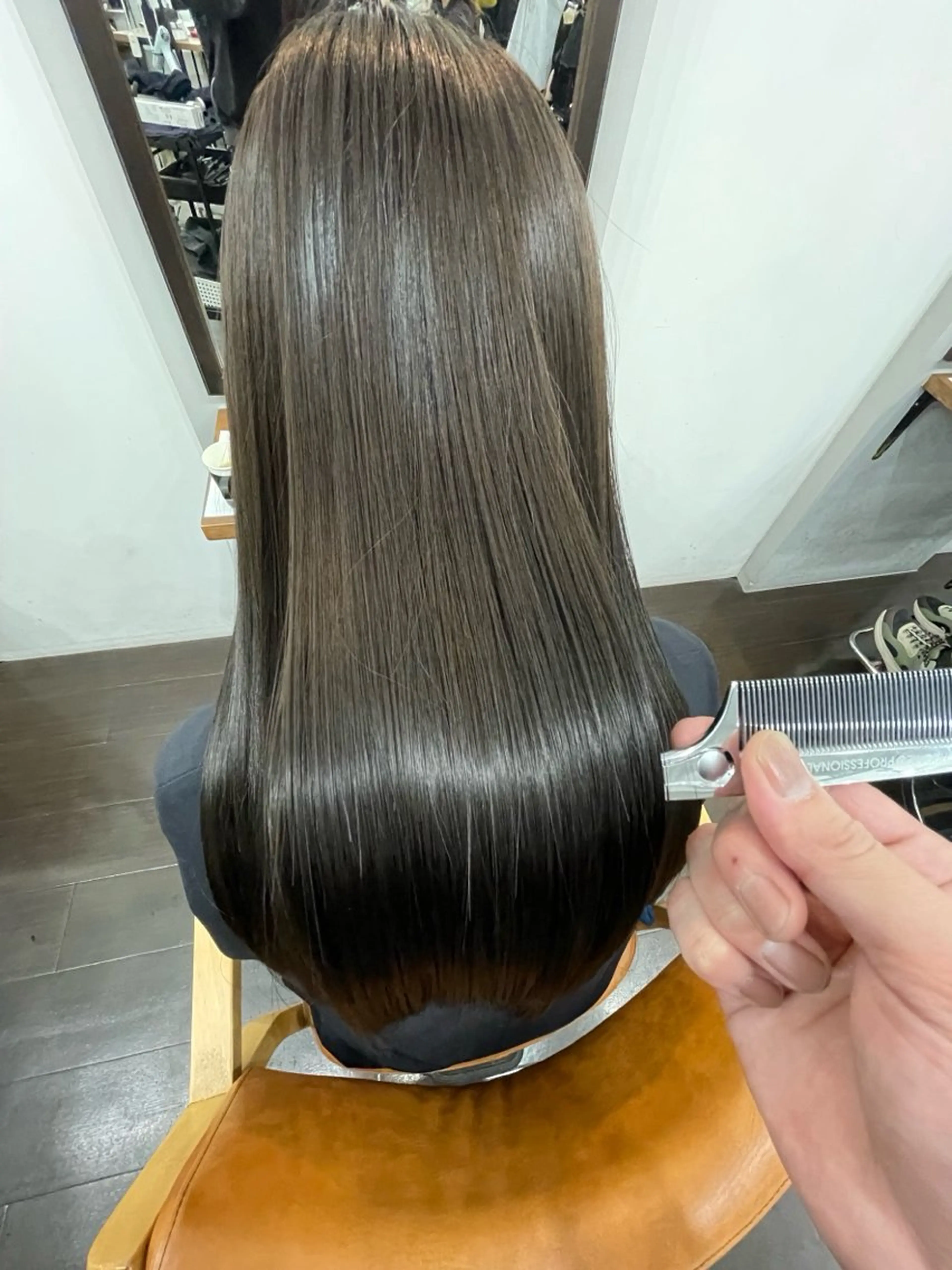 カット＋イルミナカラー＋髪質改善トリートメントの写真