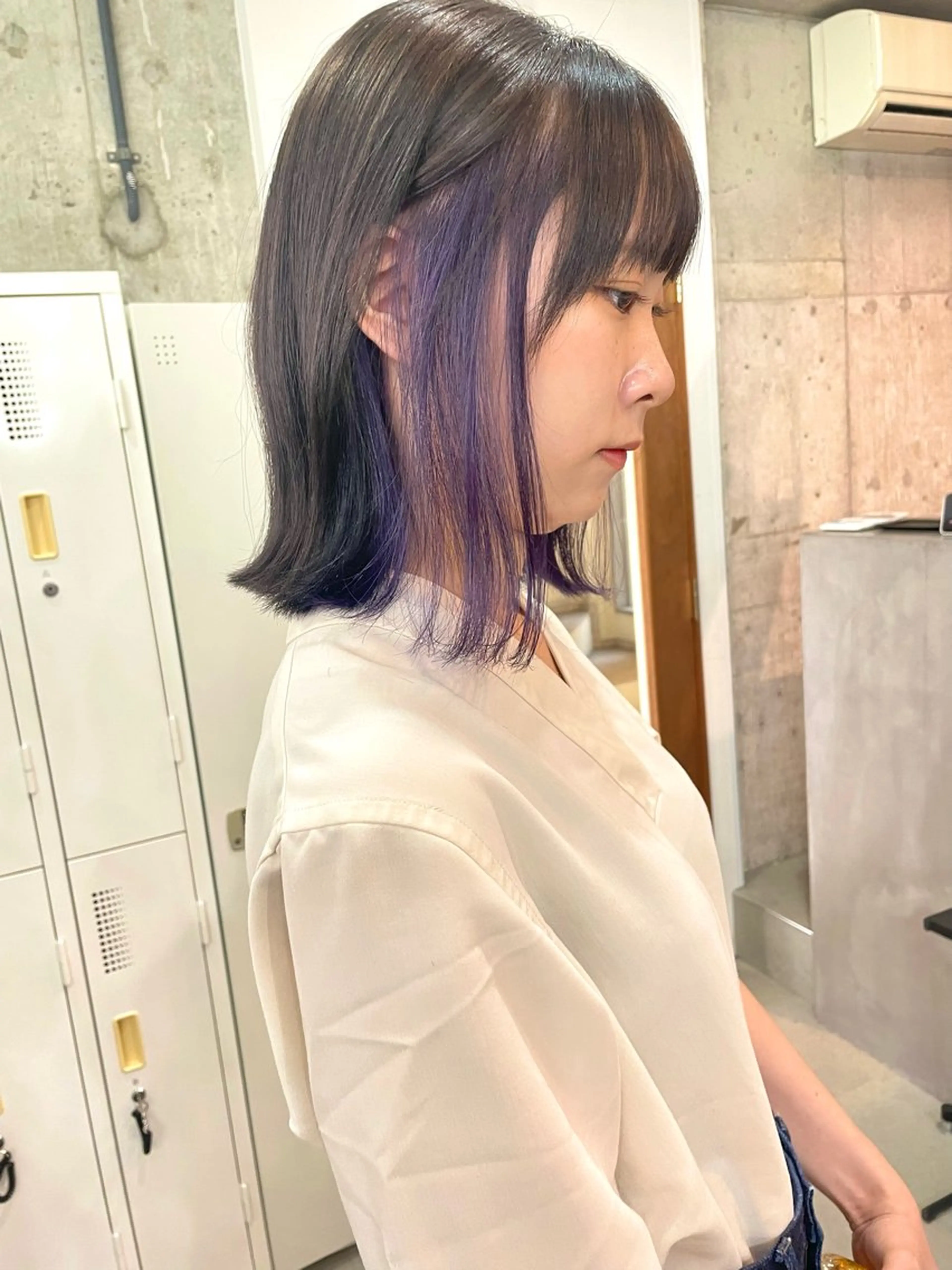 ミディアム ヘアカラー トリートメント 横山 奈央のヘアスタイル