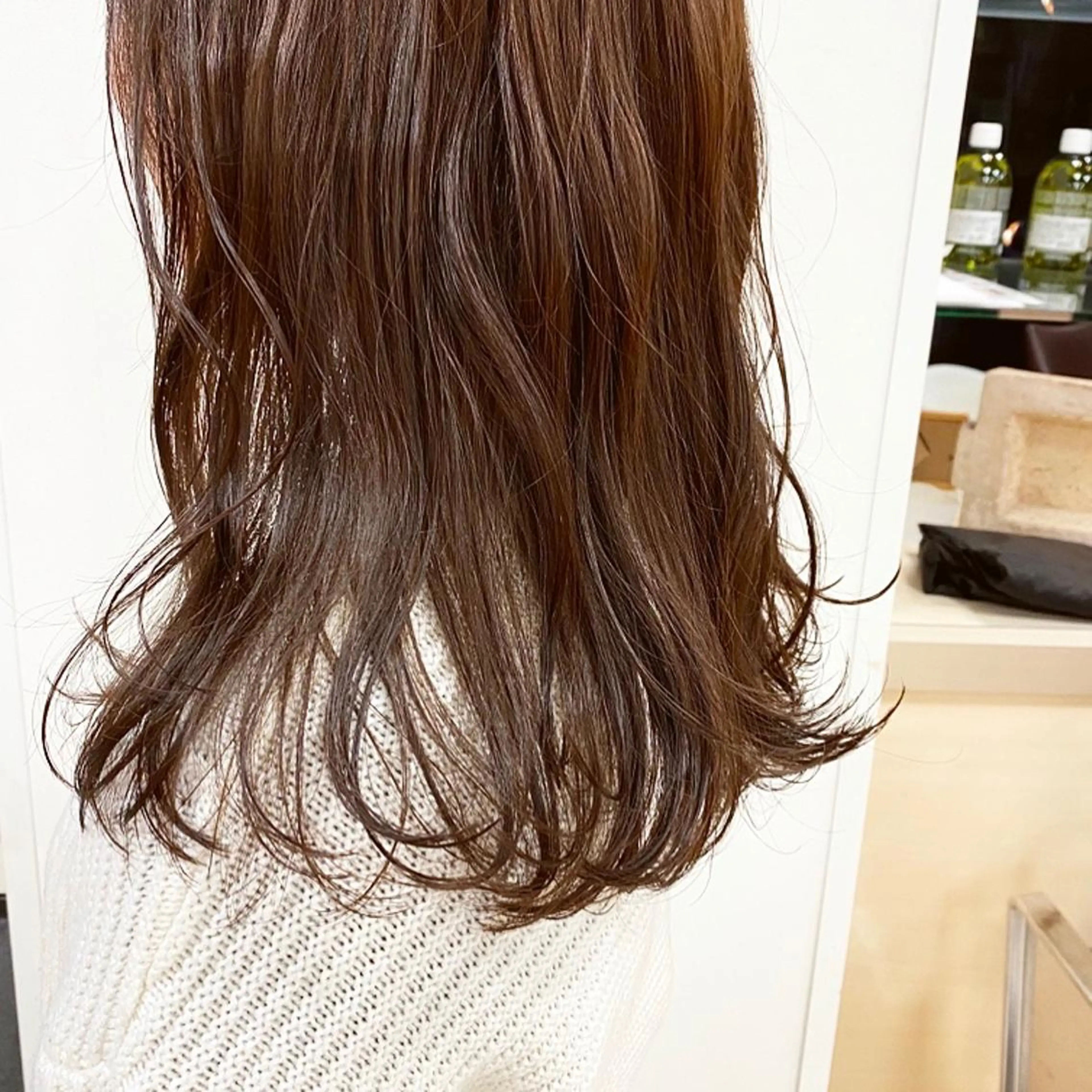 ロング カラー カット ヘアカラー 滝本 里実のヘアスタイル