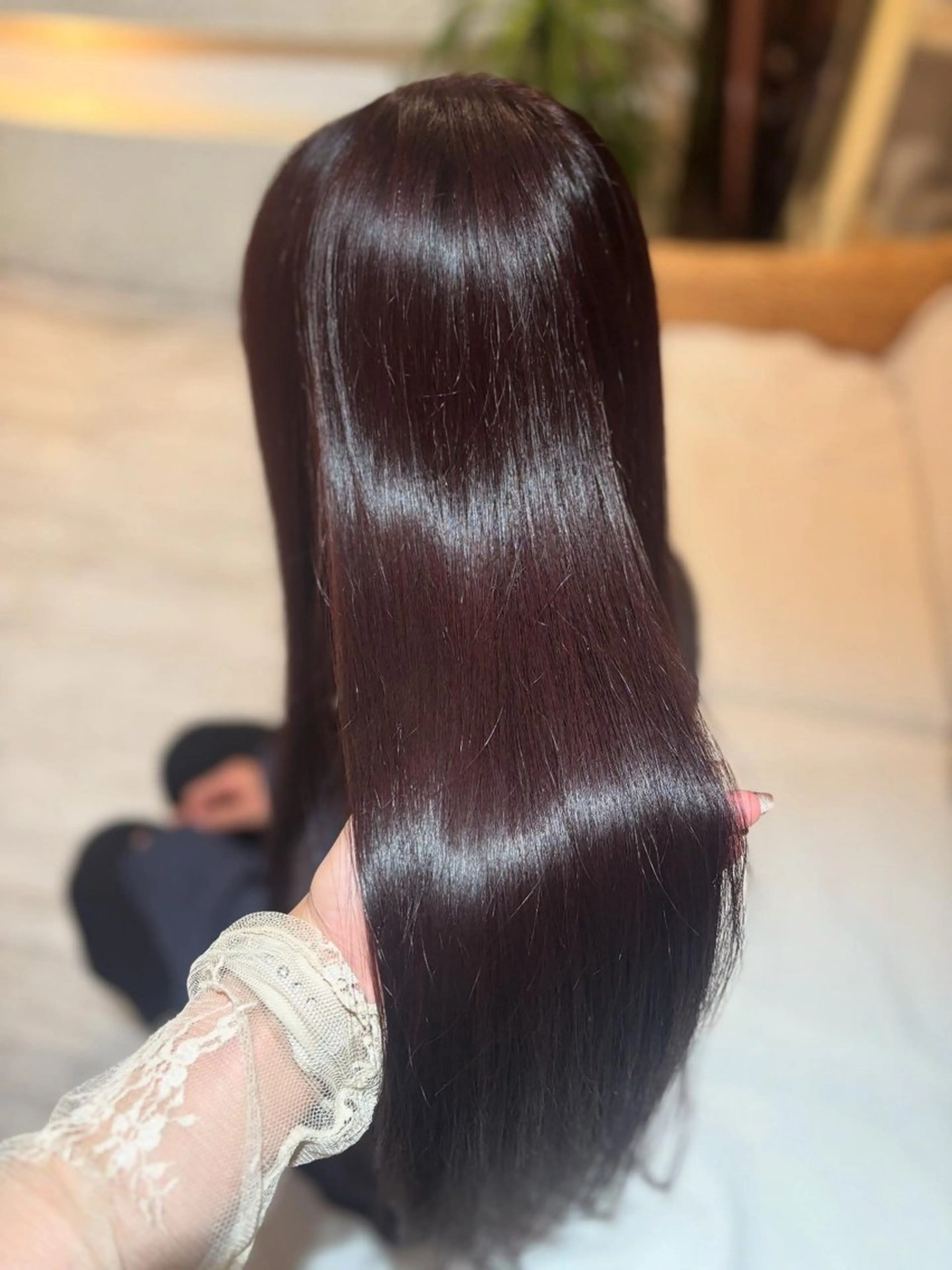 ロング カラー ヘアカラー 艶盛れ透明感カラー/ kanna🖤のヘアスタイル