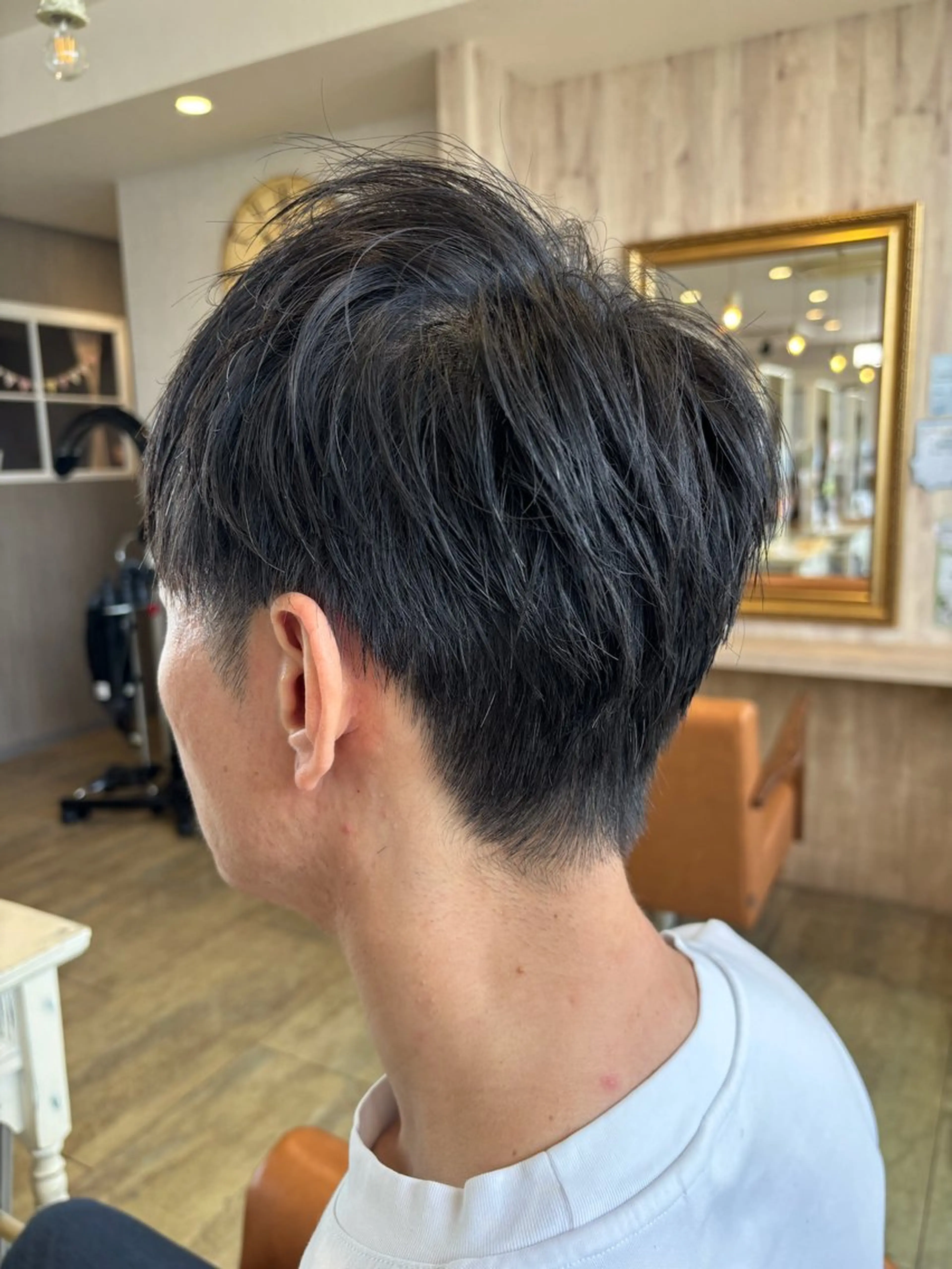 メンズ カット ヘッドスパ 長尾ゆりの/ボブ/ ベージュ/ハイトーンのヘアスタイル