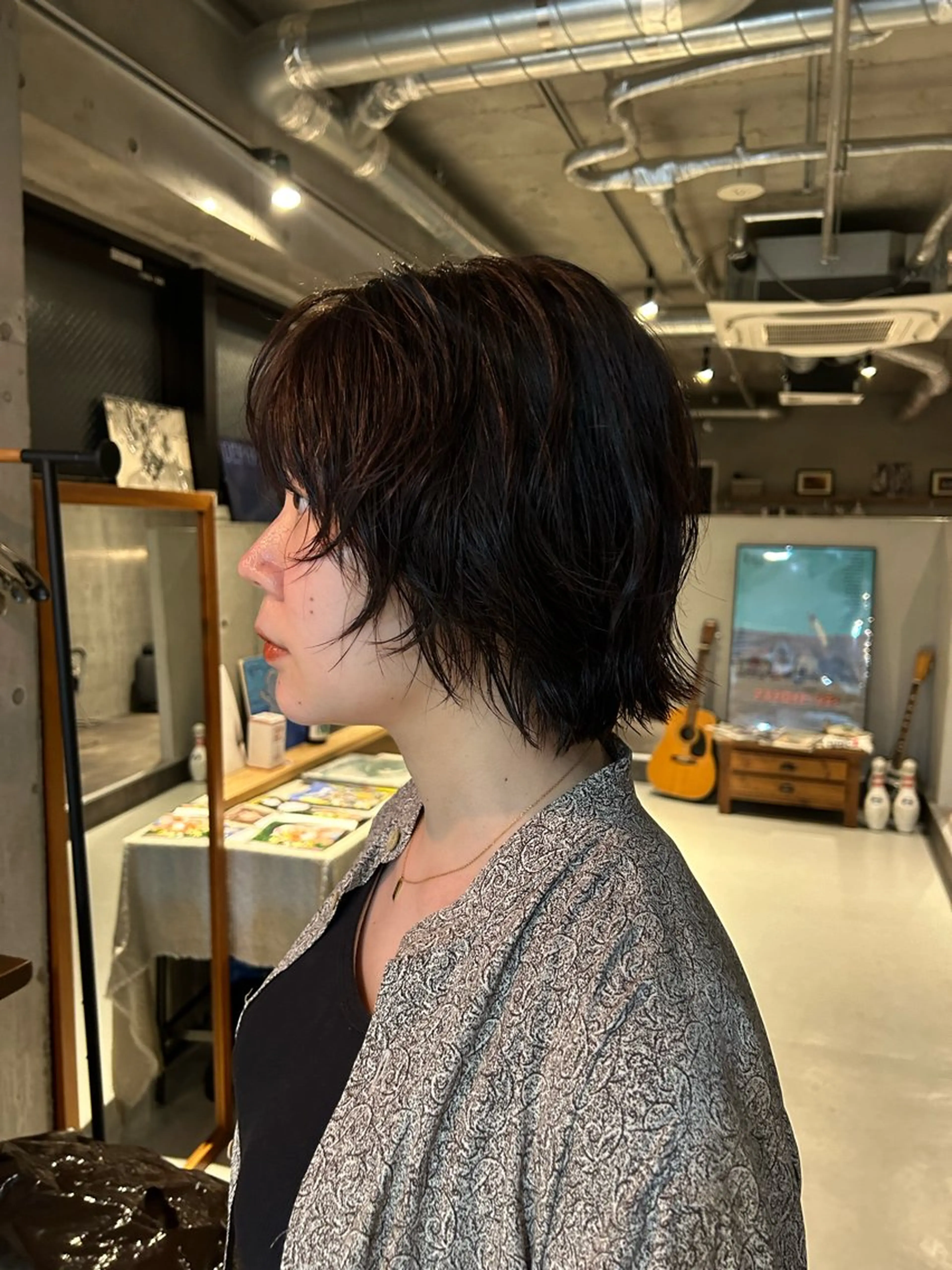 カラー パーマ ヘアカラー 石原 実のヘアスタイル