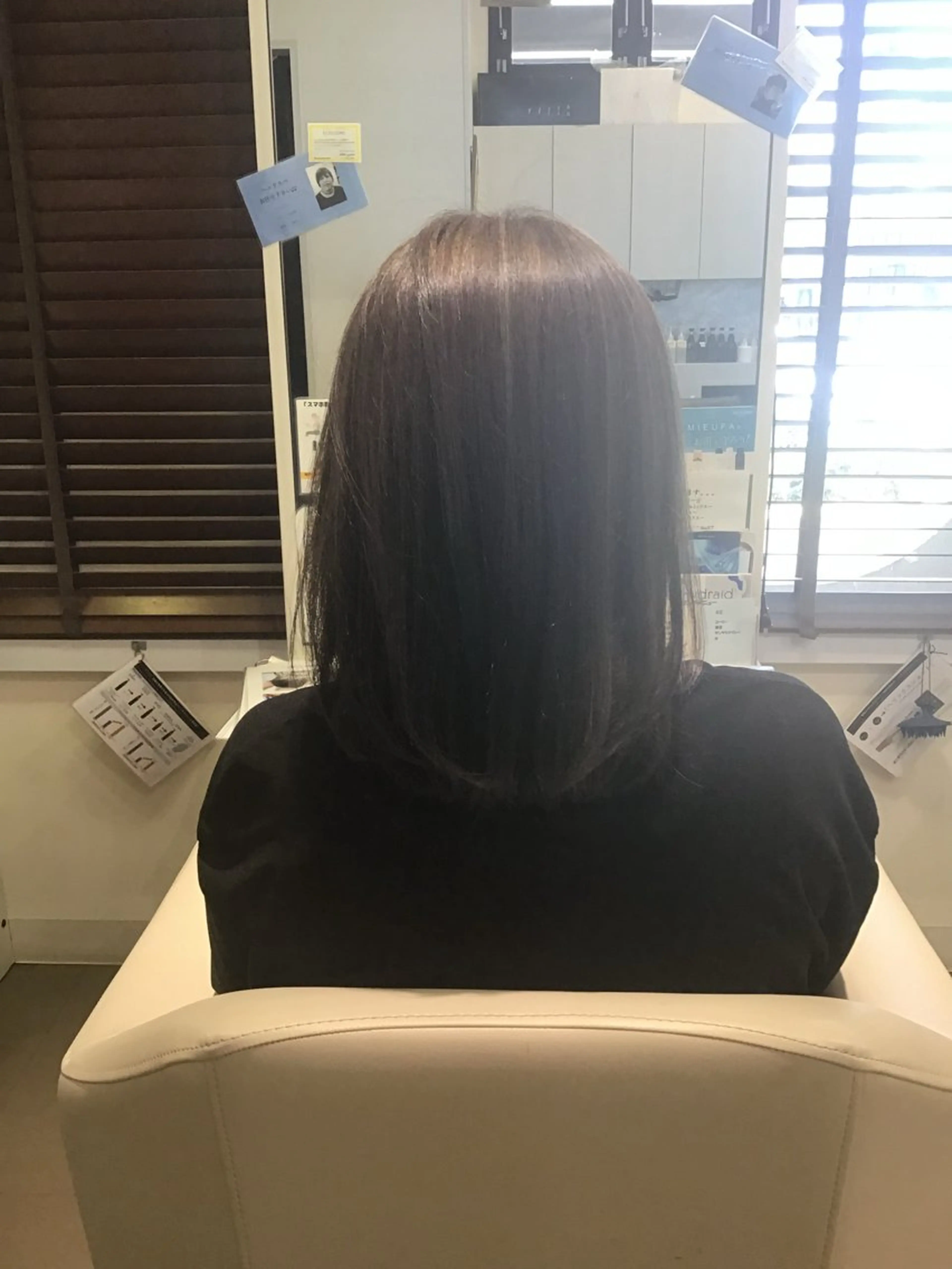 ミディアム ハイライト jouir武蔵村山店所属・堀平 由紀のヘアスタイル