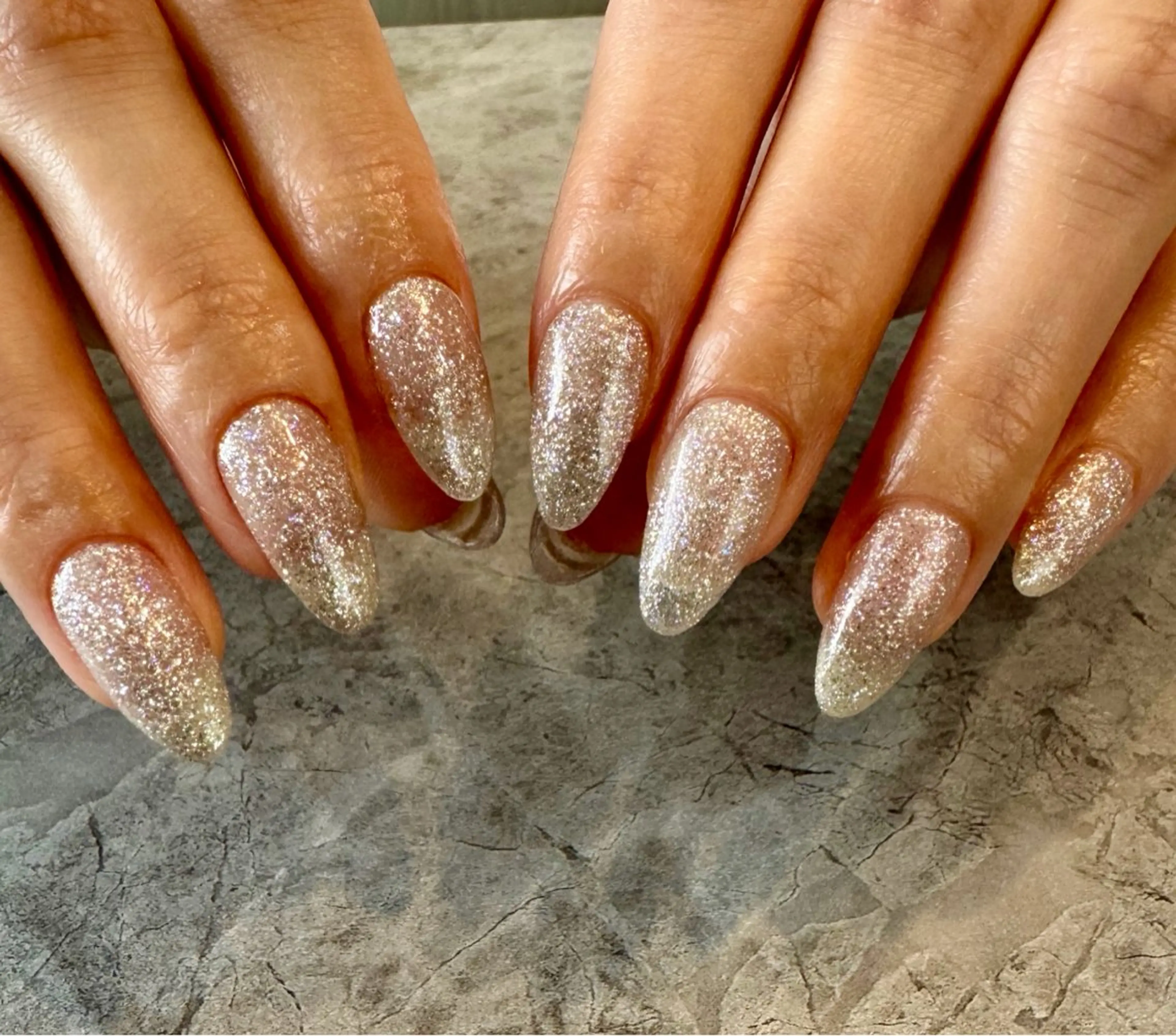 ネイル ラメ(グリッター) ハンドネイル Blé nailのネイルデザイン