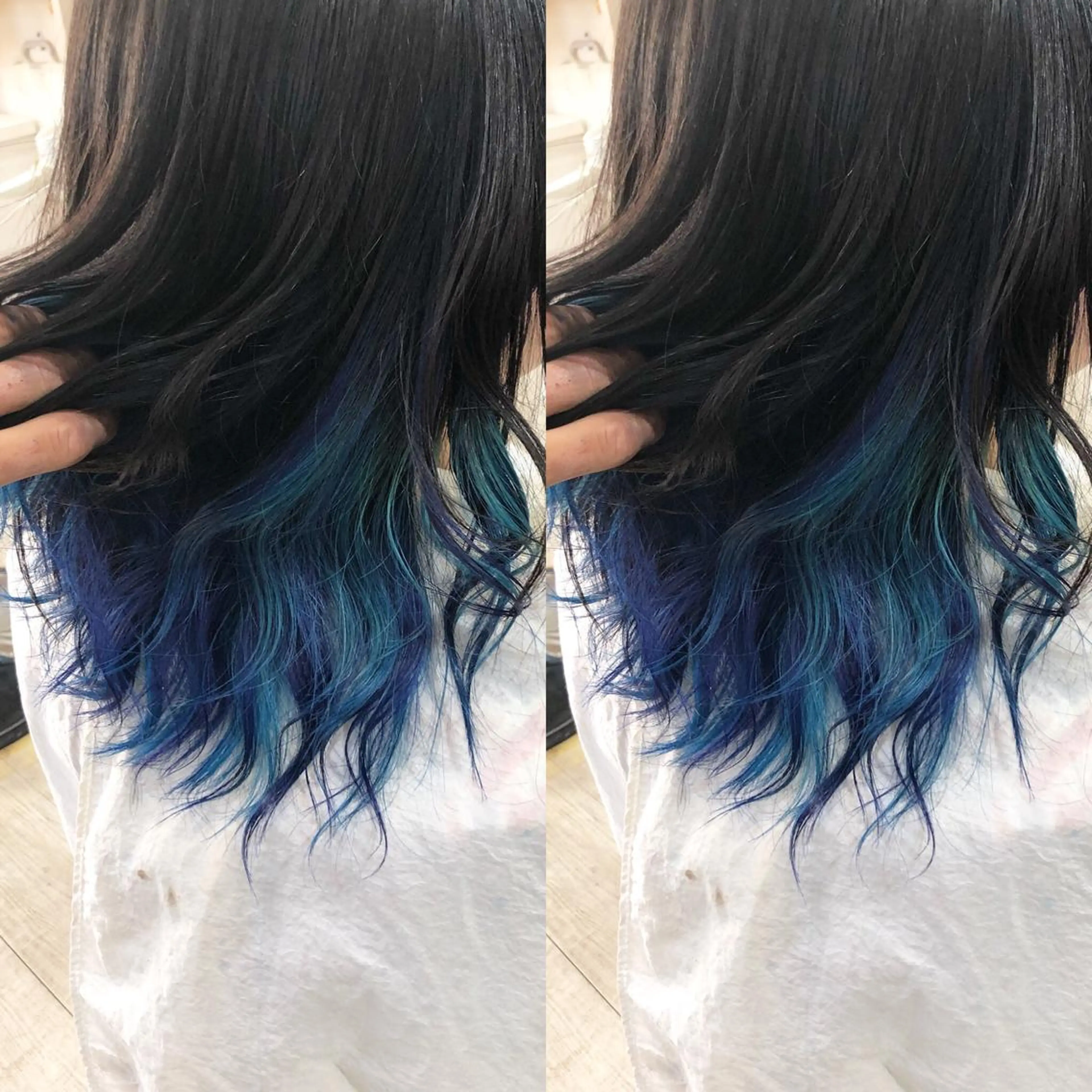 ミディアム カラー kr2s アメ村のヘアスタイル