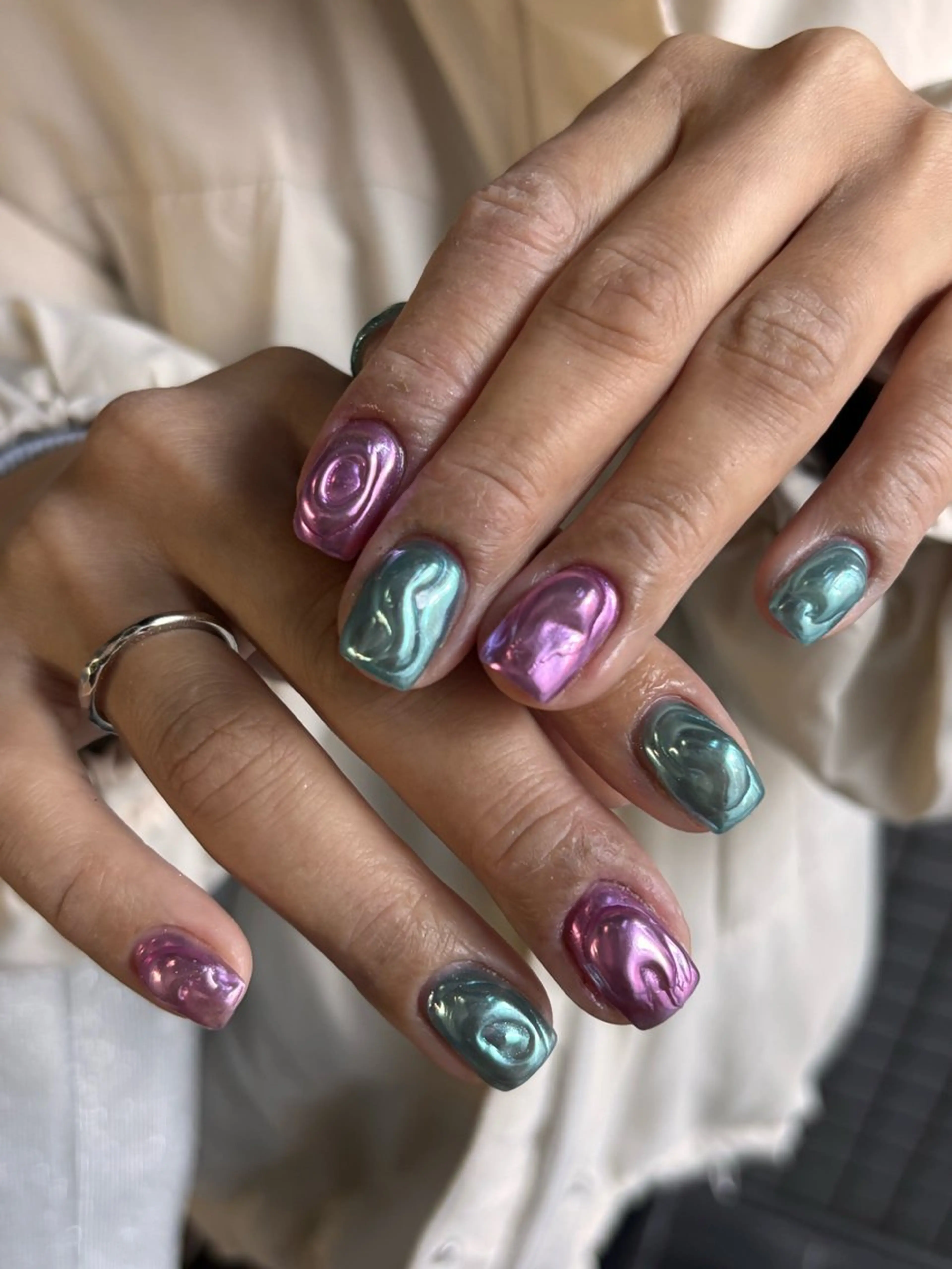 ネイル ハンドネイル フットネイル 堤 ノアのネイルデザイン