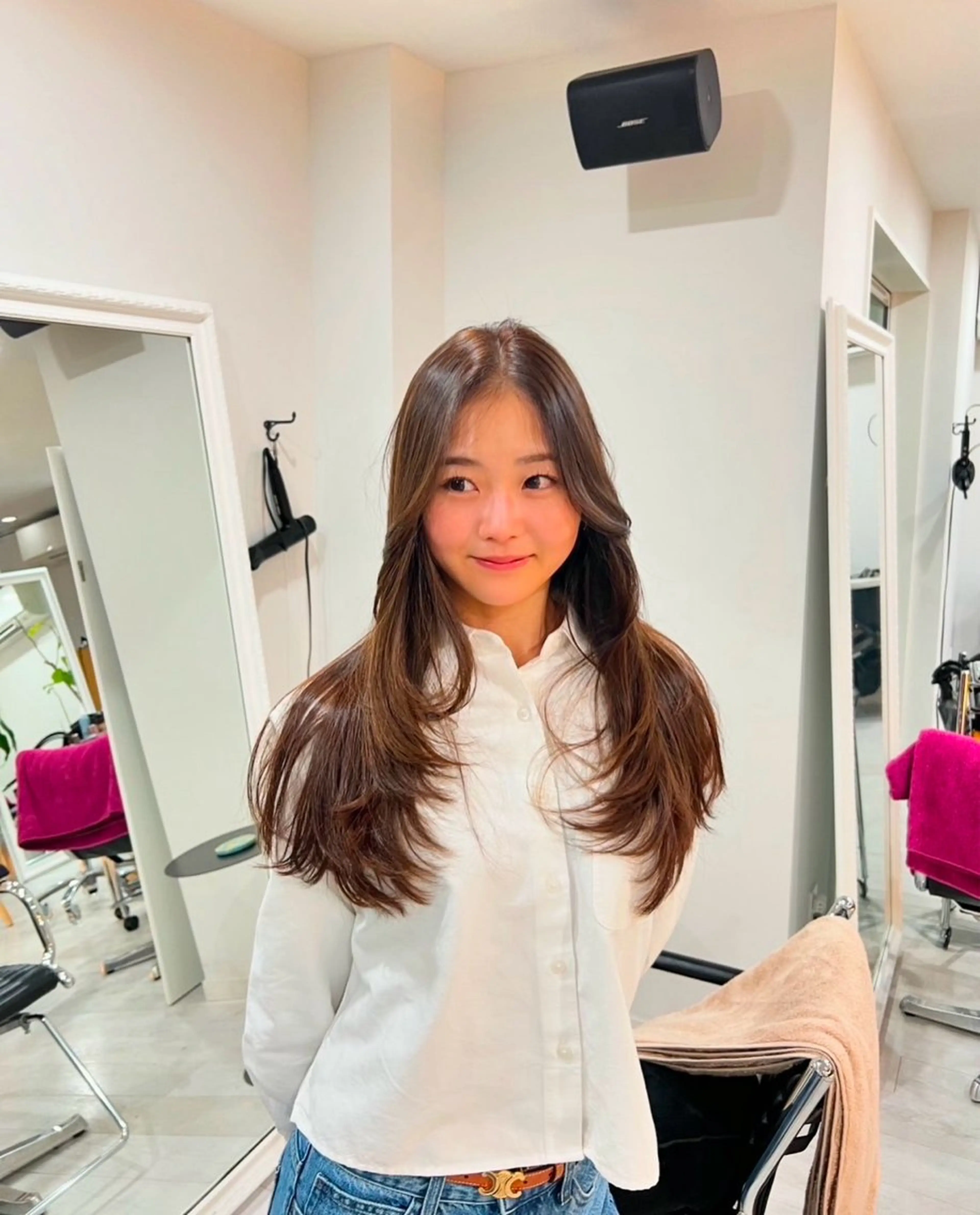 ロング カラー カット Ao.所属・Ao. HANAKAのヘアスタイル