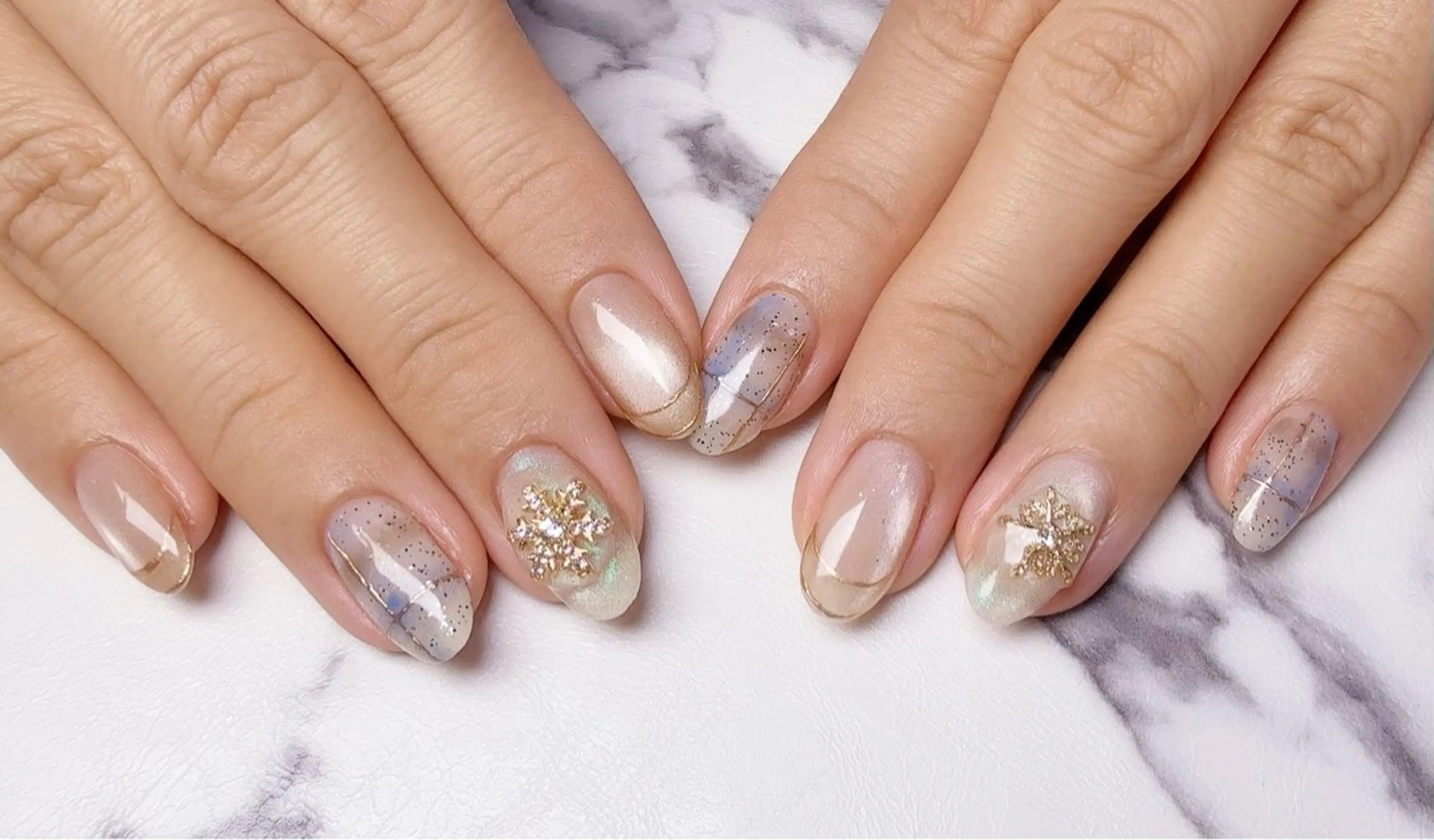 ネイル マグネットネイル nail salon ily 武蔵新城のネイルデザイン