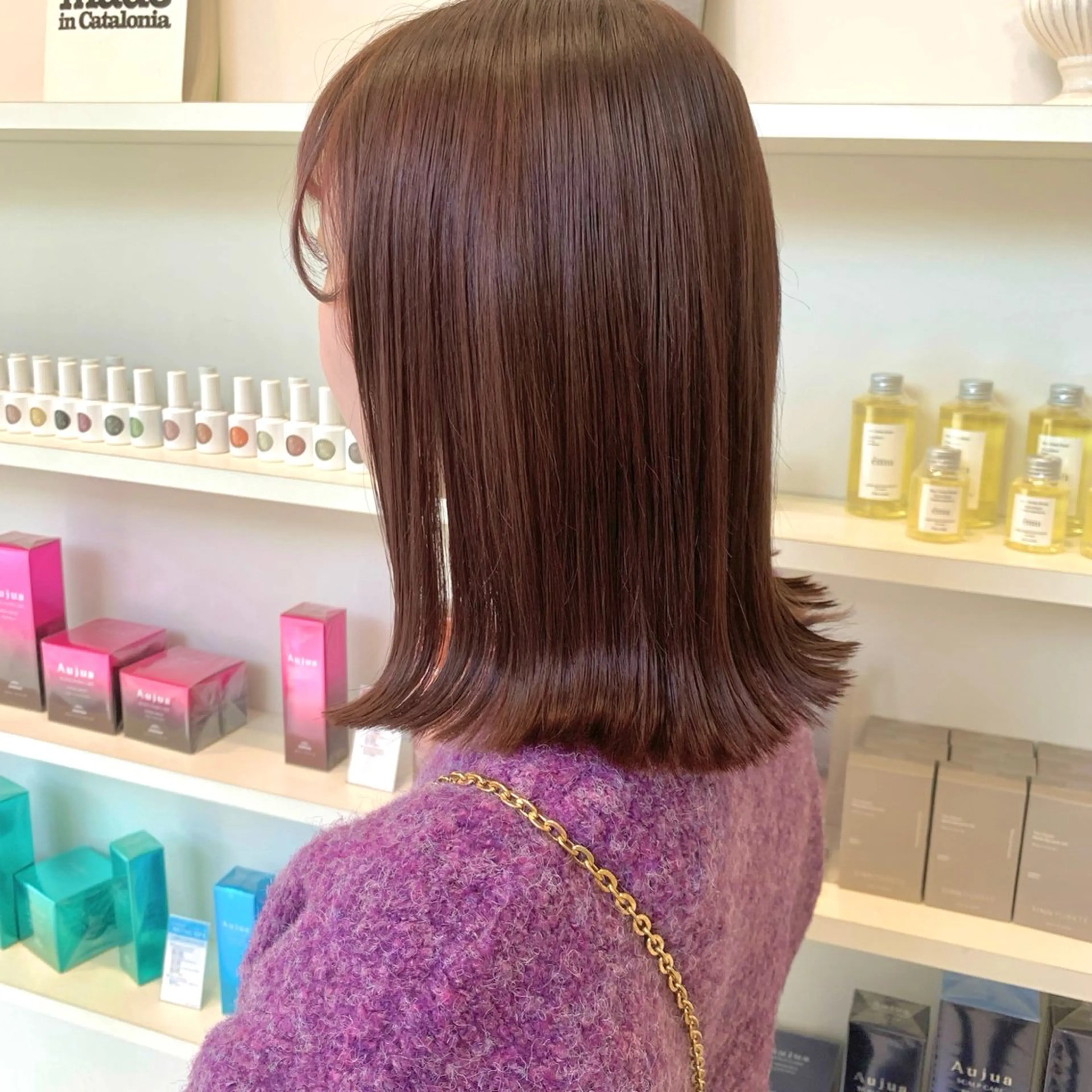 セミロング カラー ヘアカラー ParveMix / 横谷 日菜子🍨♡のヘアスタイル