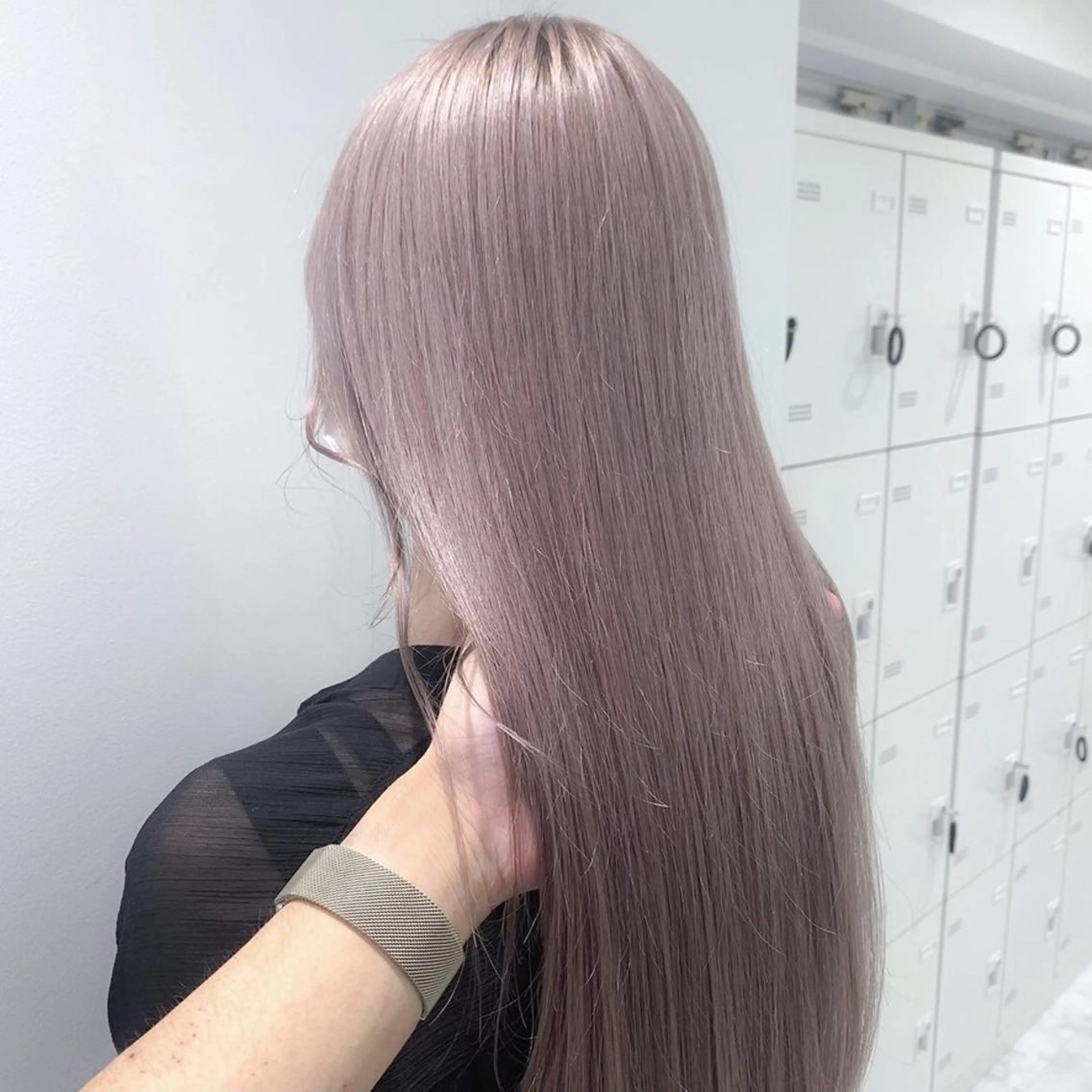 カラー 透ける透明感カラー 🩶anju🪽ྀིのヘアスタイル