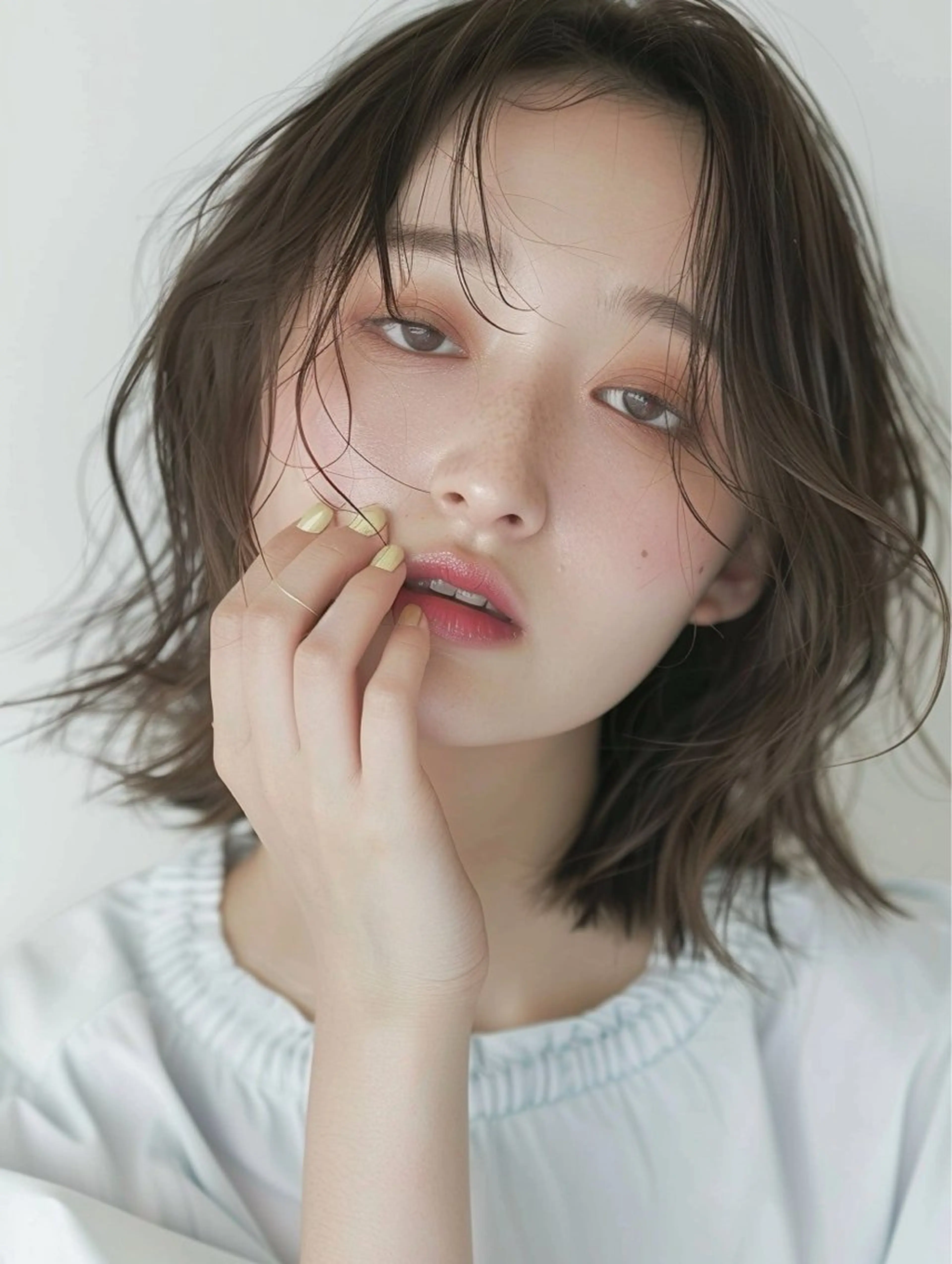 透明感カラーWカラー ユウゴのヘアスタイル