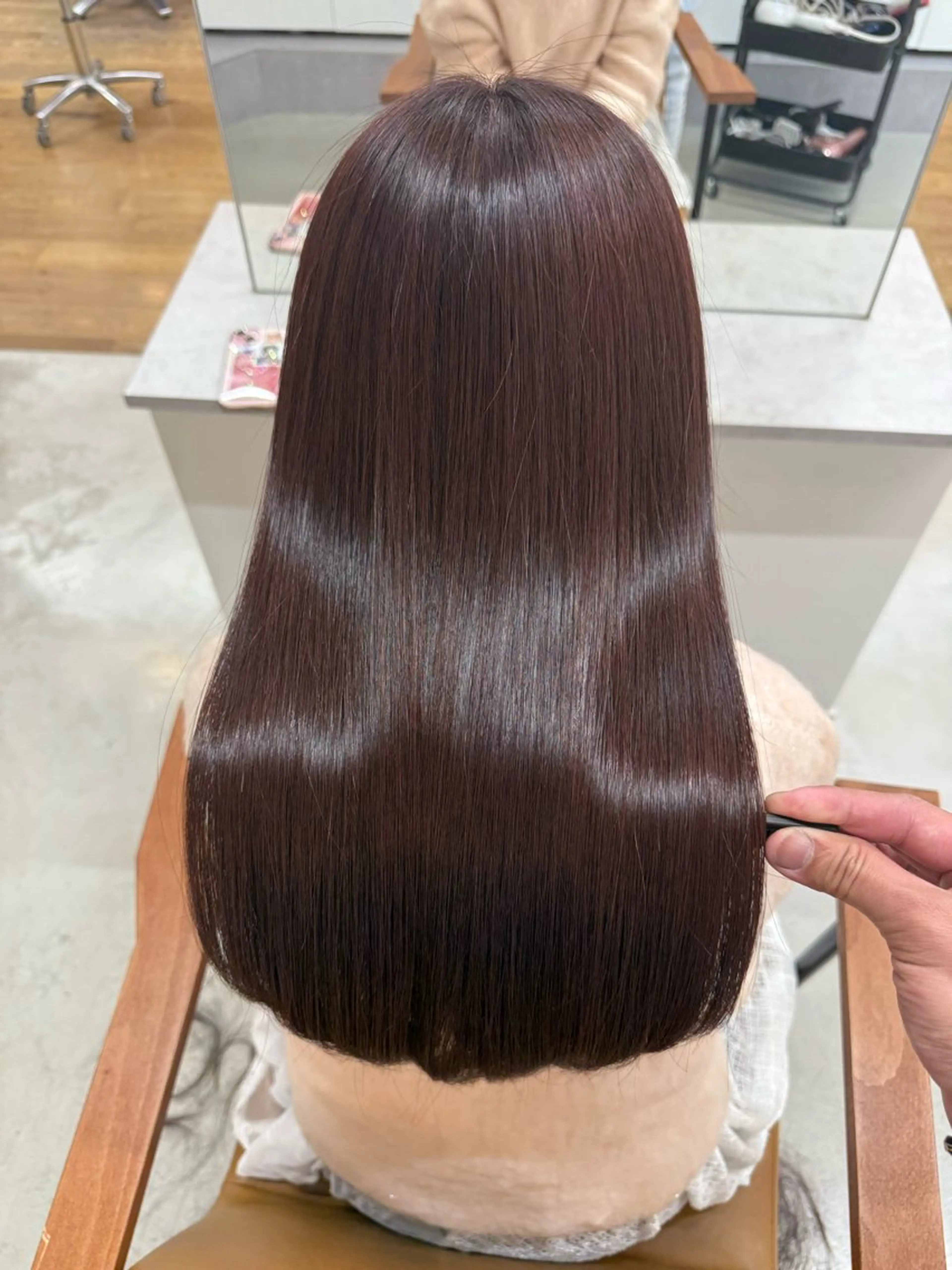 ロング カラー 吉田 裕太朗のヘアスタイル