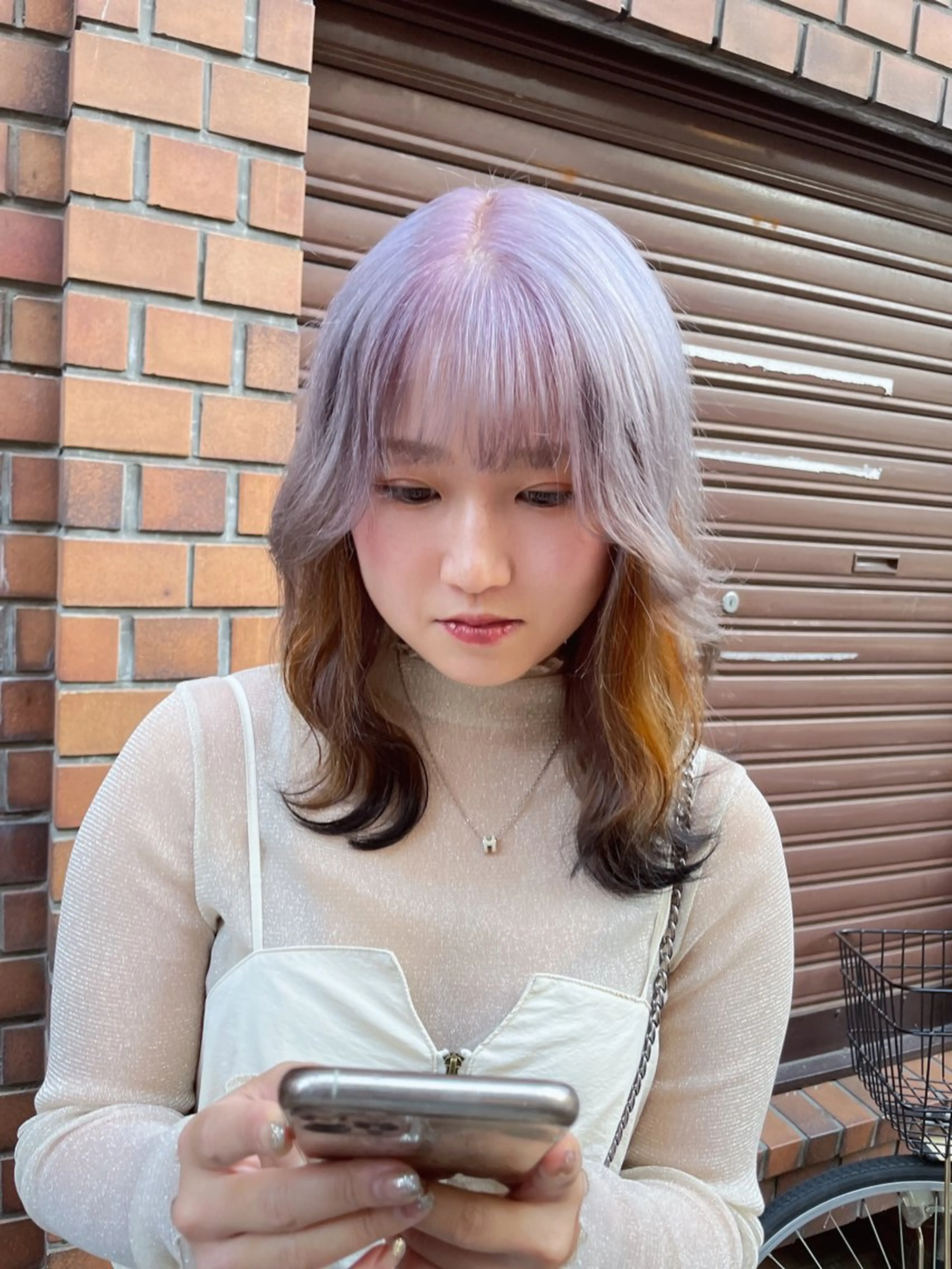 セミロング カット ヘアカラー 🐺ウルフ/デザイン カラー🐺MASAのヘアスタイル