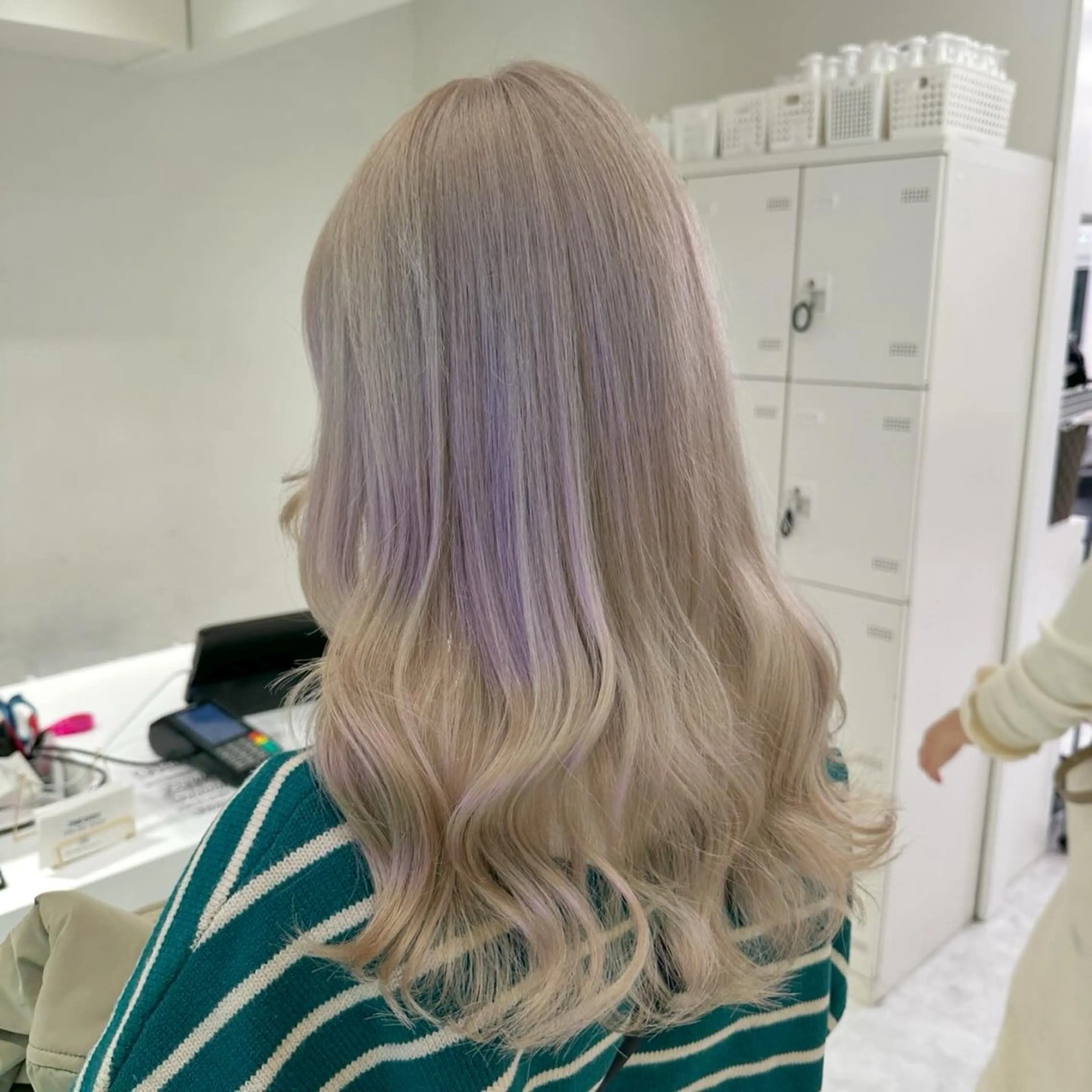 カラー マンツーマン/原宿/ 透明感カラー⭐️のヘアスタイル
