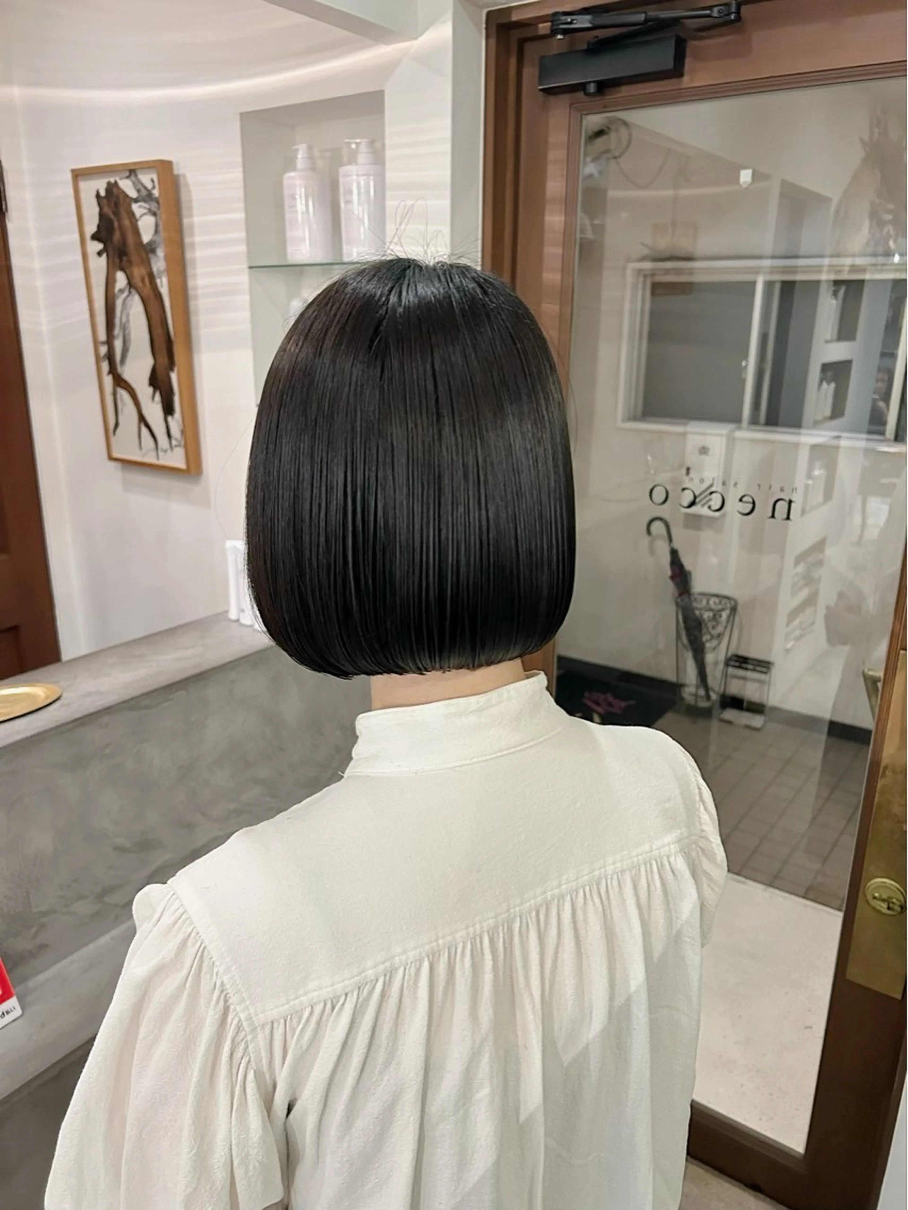 ショート ボブ hairsalon necco所属・谷澤 朋佳のヘアスタイル