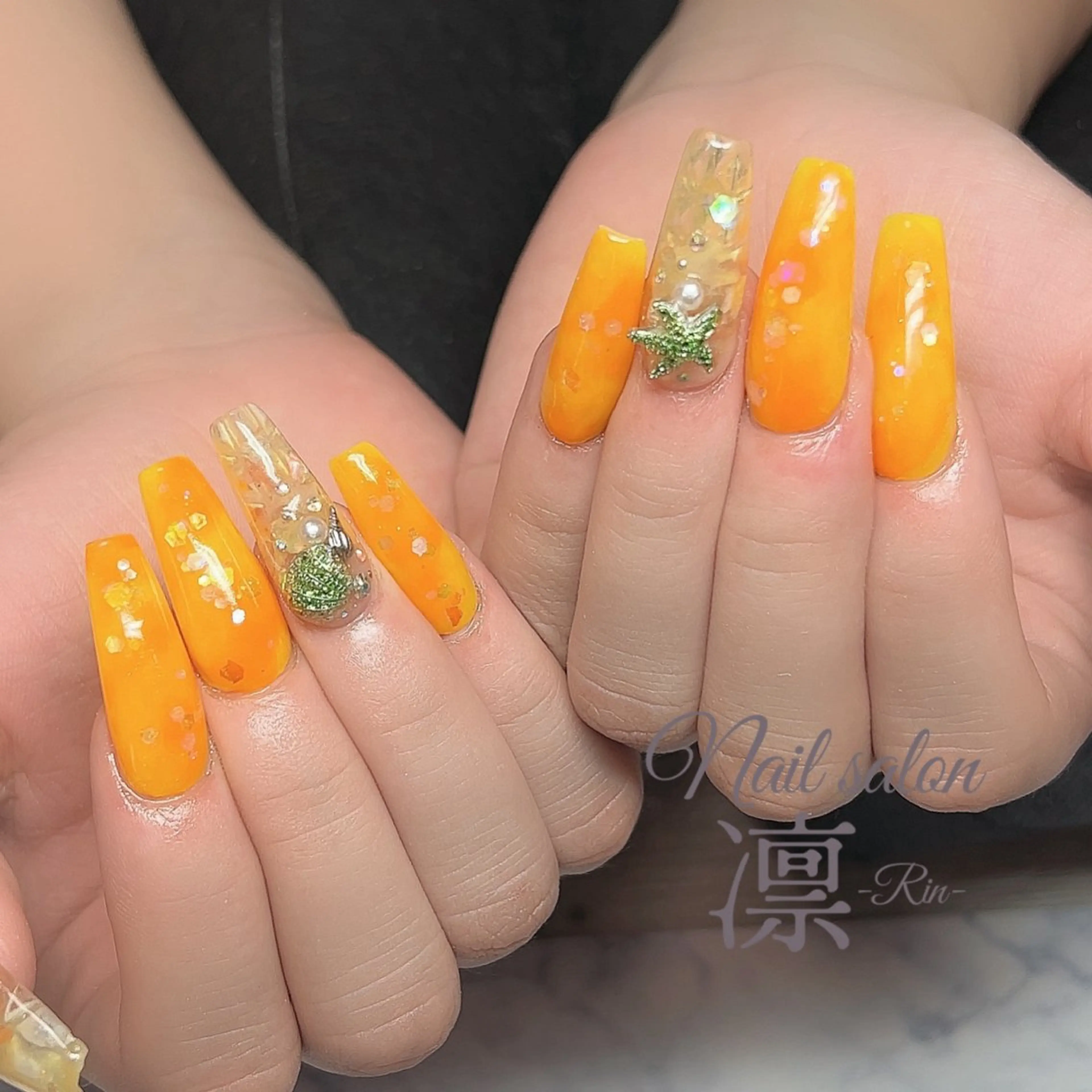 ネイル スカルプネイル private salon凛のネイルデザイン