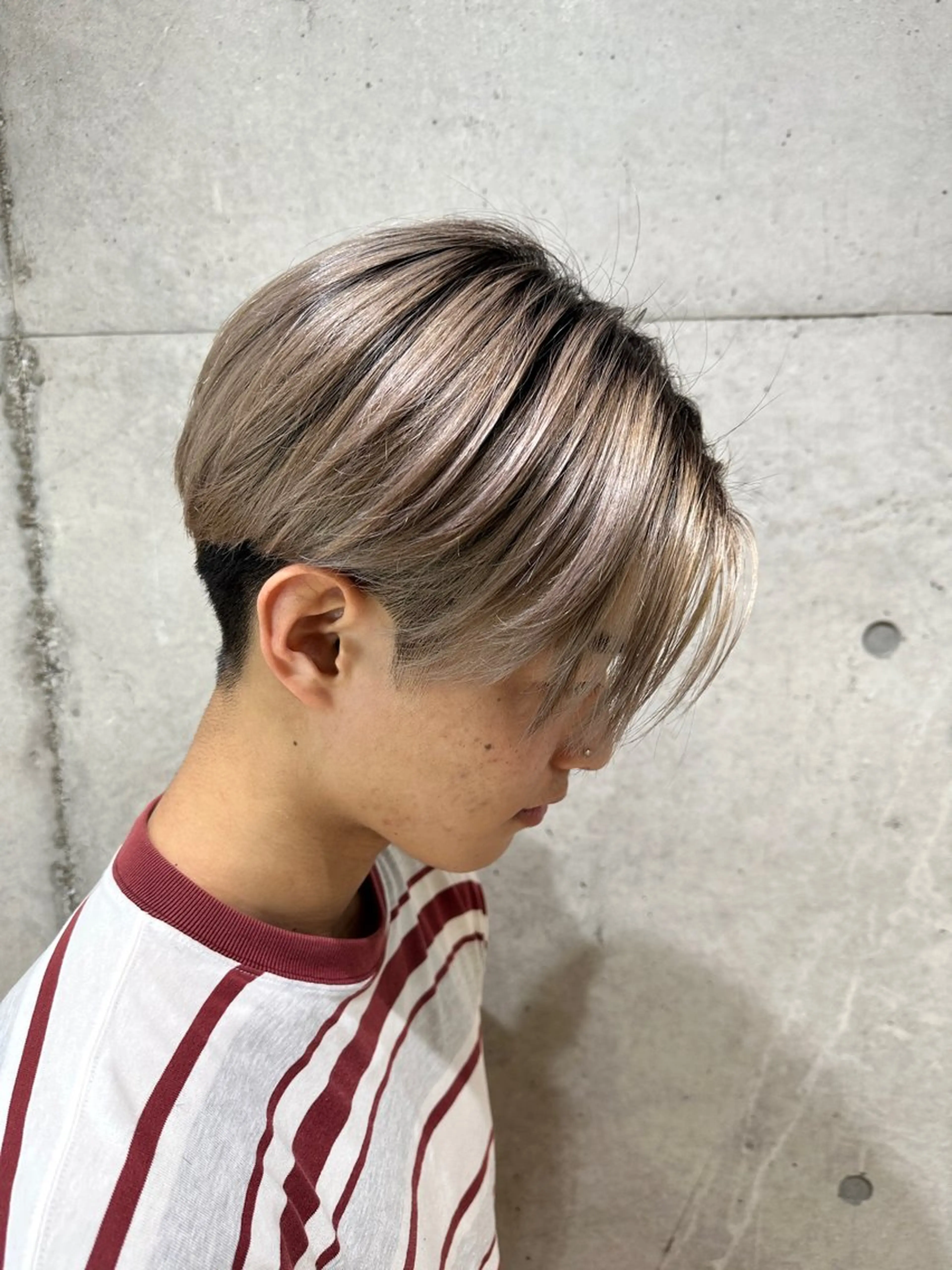 ミディアム メンズ 外国人風カラー🔱 YUZUKIのヘアスタイル