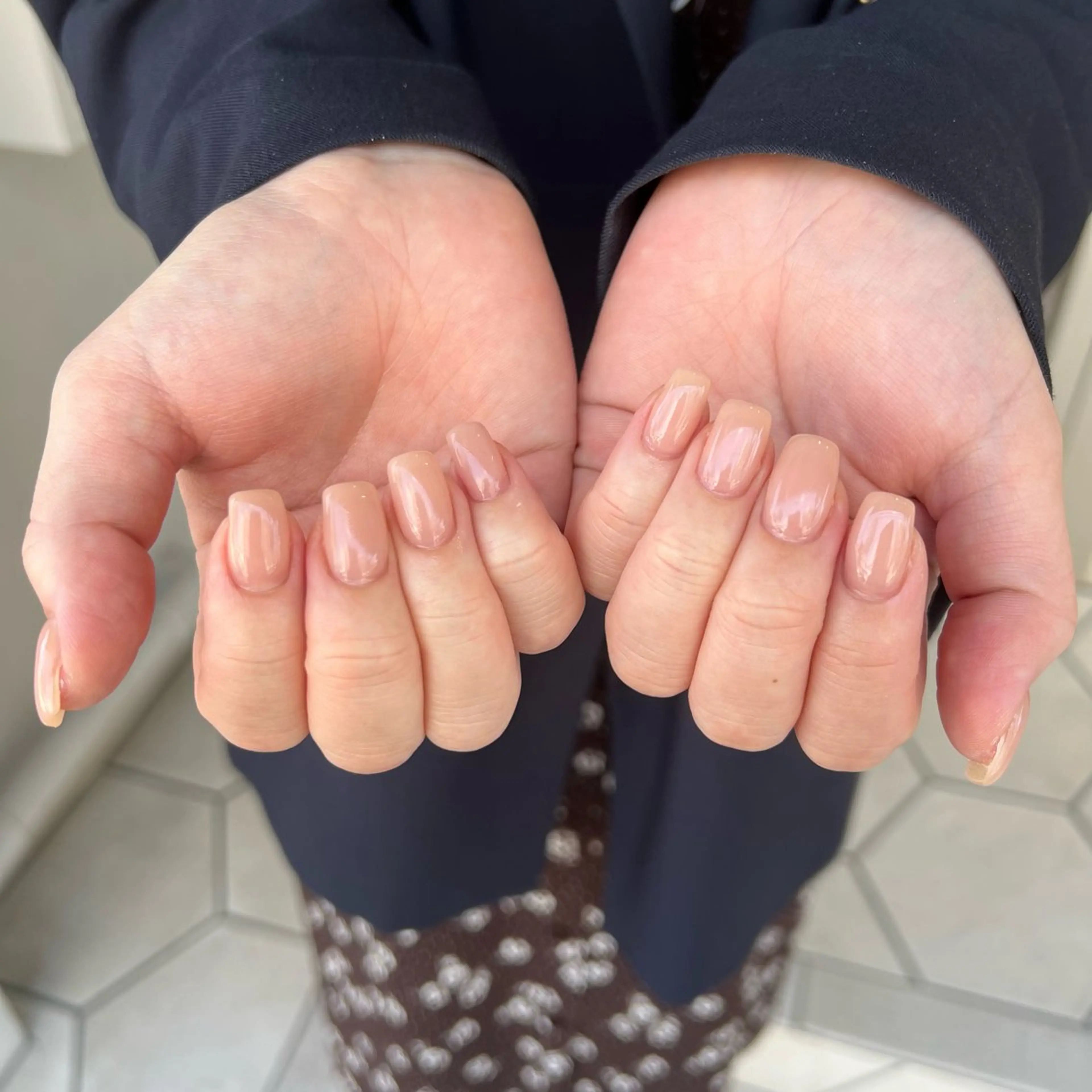 ネイル ワンカラーネイル Rommy Arisaのネイルデザイン