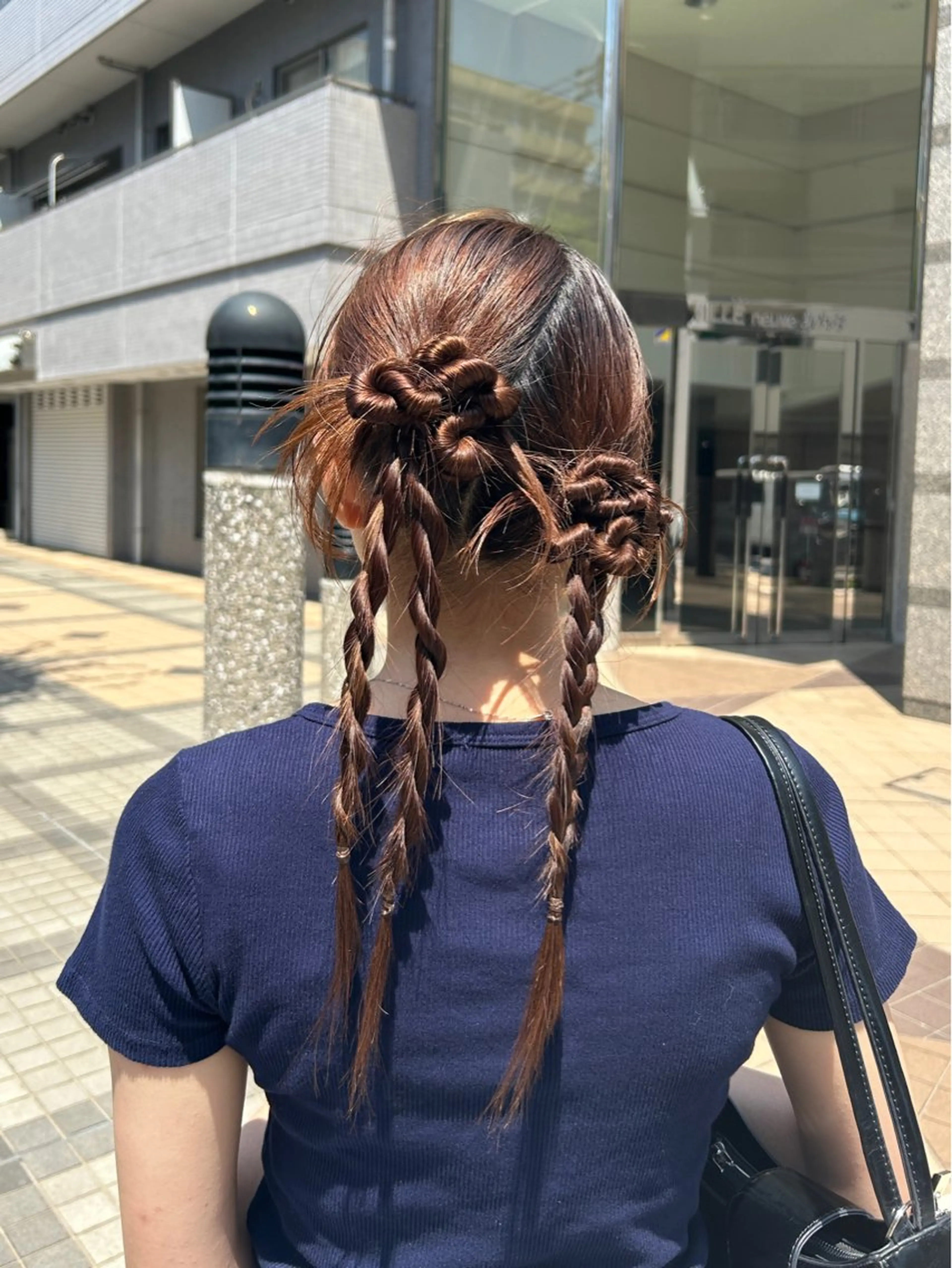 ヘアアレンジ ツインテール ヘアセット 伊沢 美憂 ⌇﻿銀座アシスタントのヘアスタイル