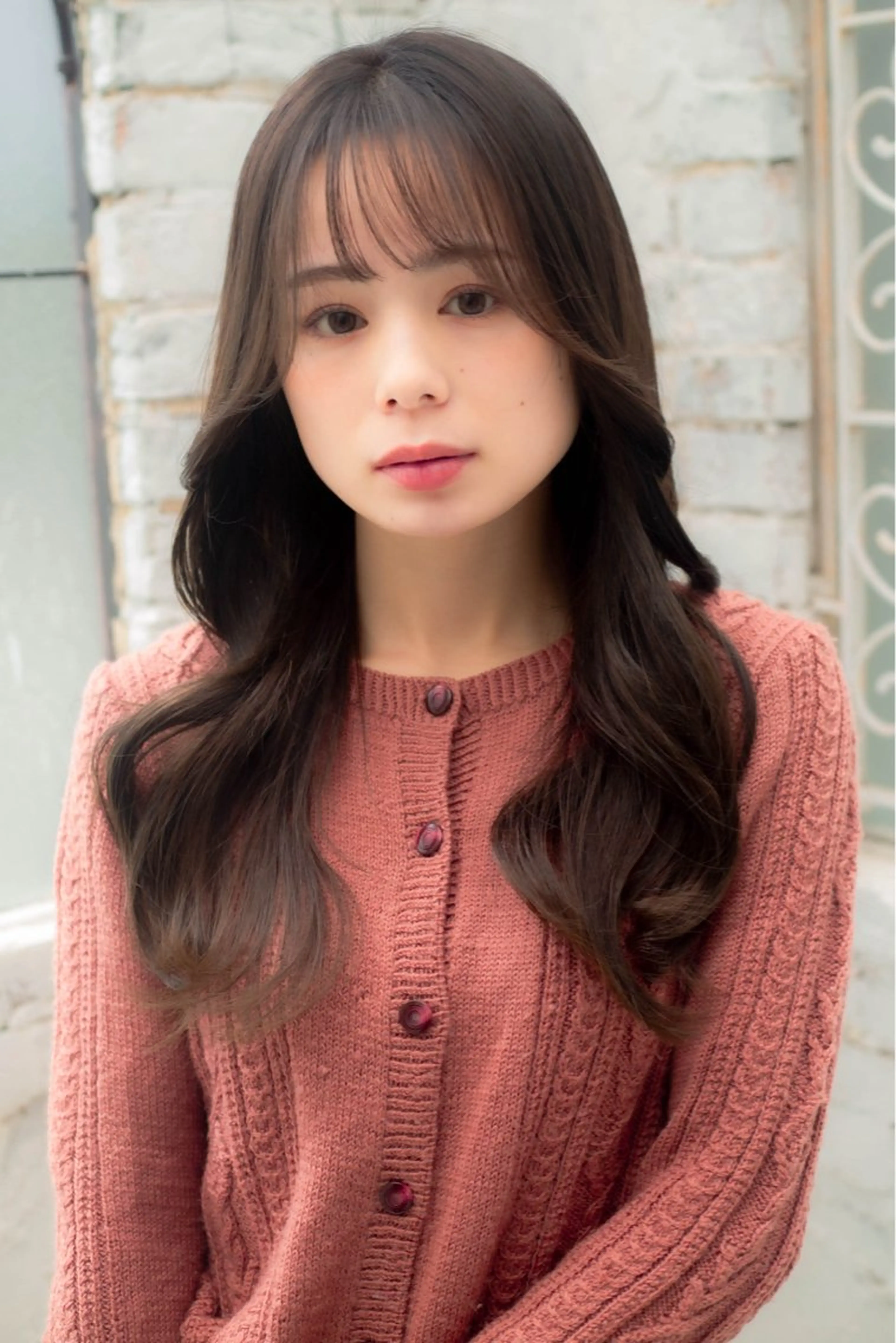 ロング カット ヘアカラー トリートメント レイヤー/くびれヘア /野崎華代のヘアスタイル