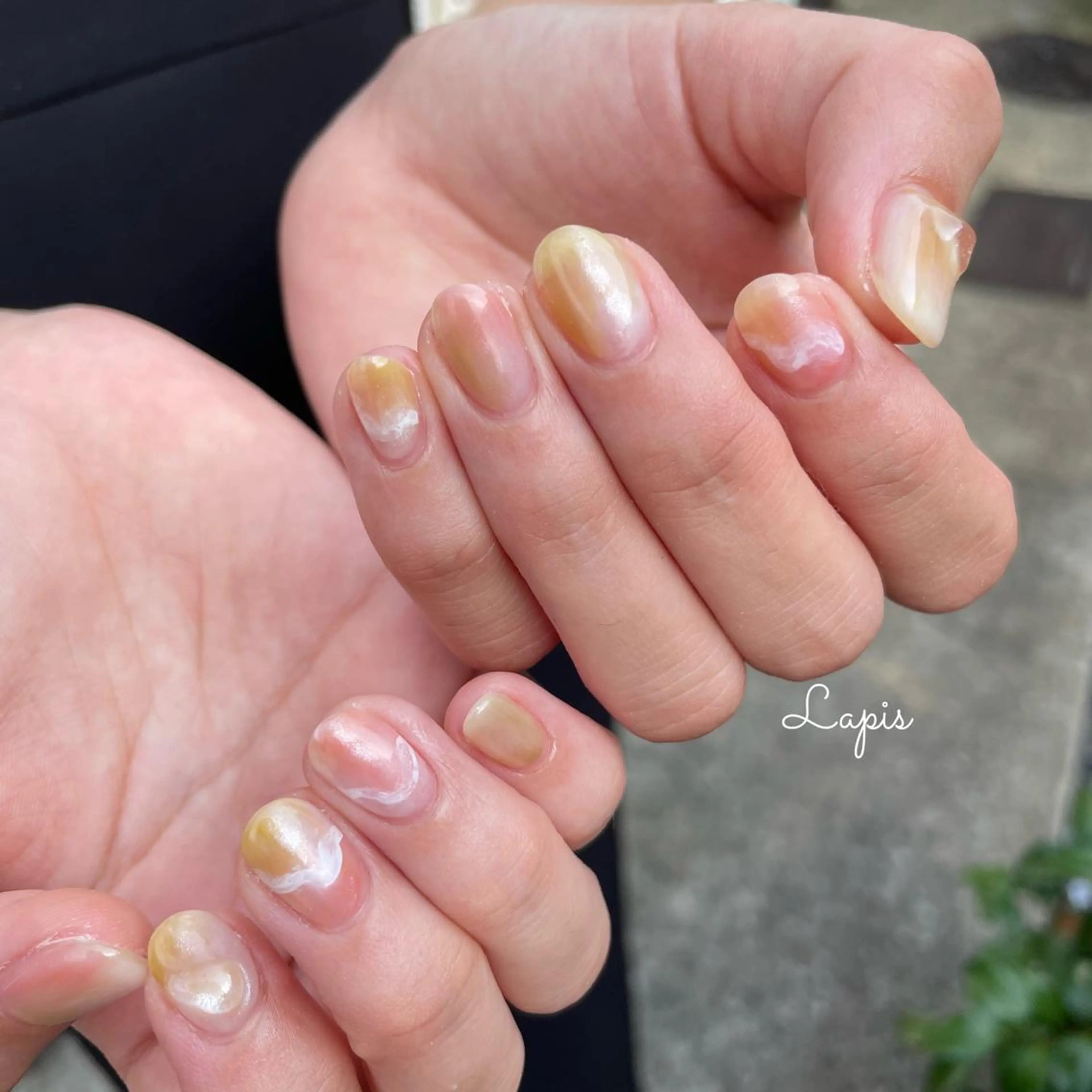ネイル ハンドネイル Lapis *のネイルデザイン