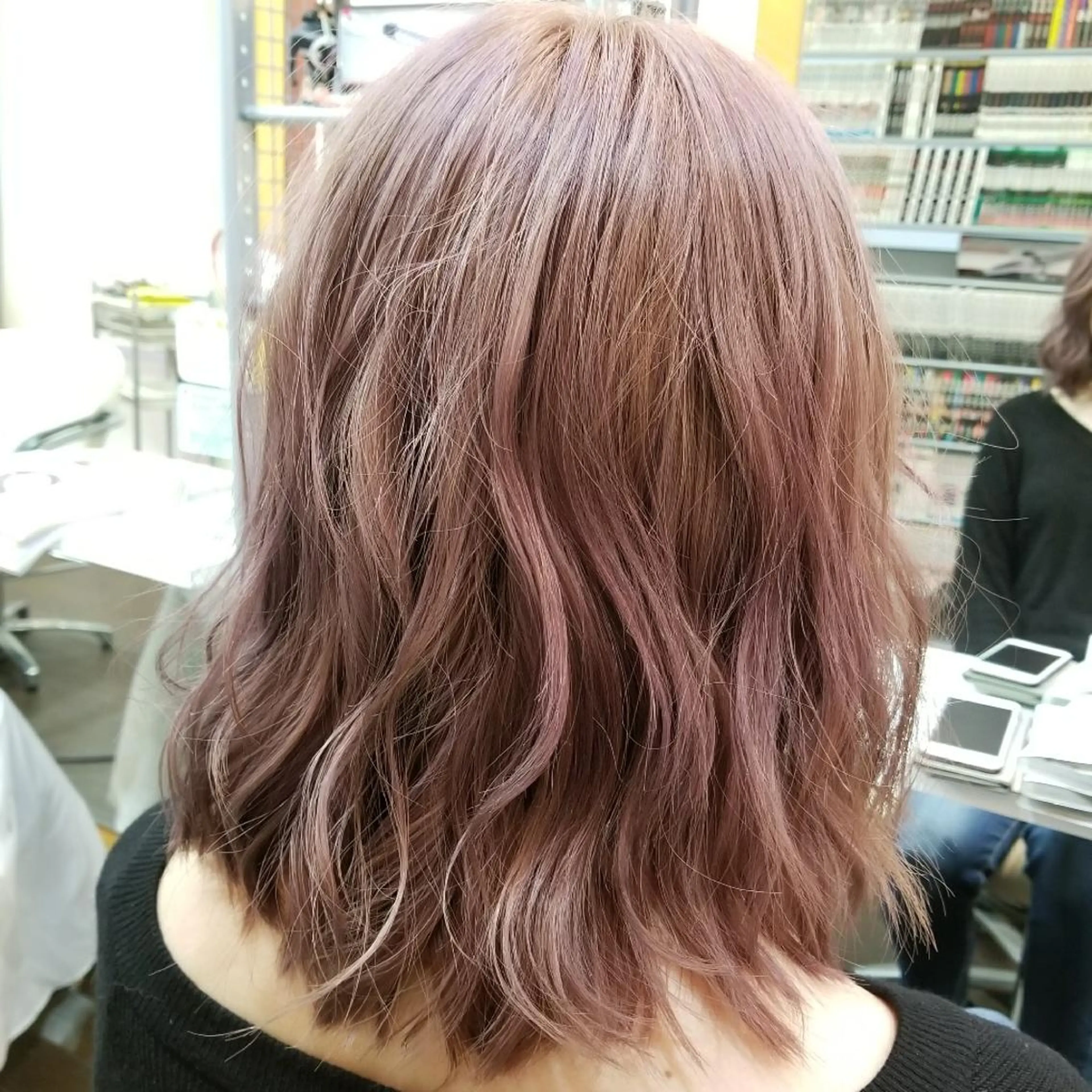 ミディアム カラー ヘアカラー 植田 修平/エクステ /髪質改善カラーのヘアスタイル