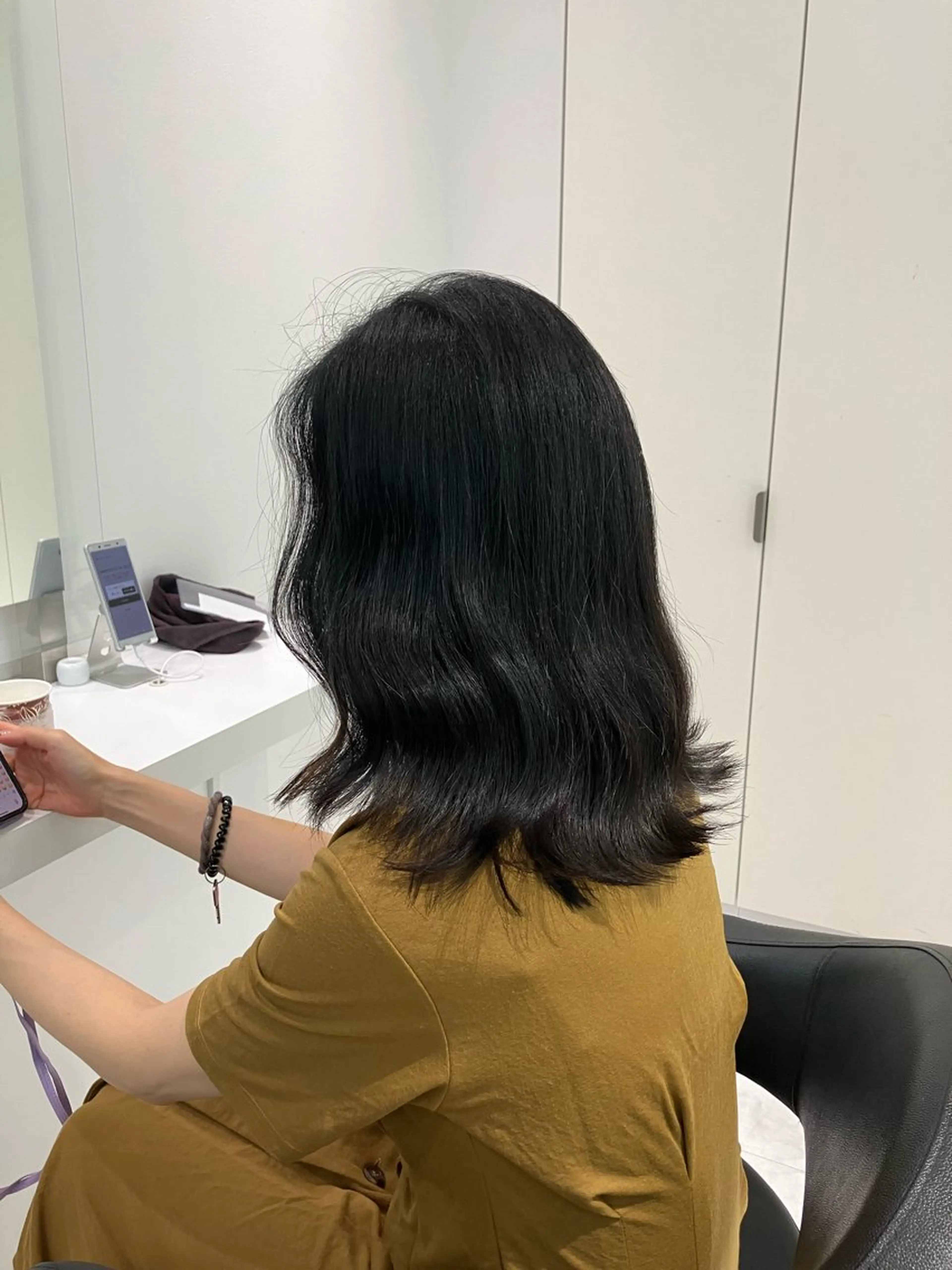 ロング カラー ヘアアレンジ 🫧透明感ラベンダー 似合わせ🫧あい🫧のヘアスタイル