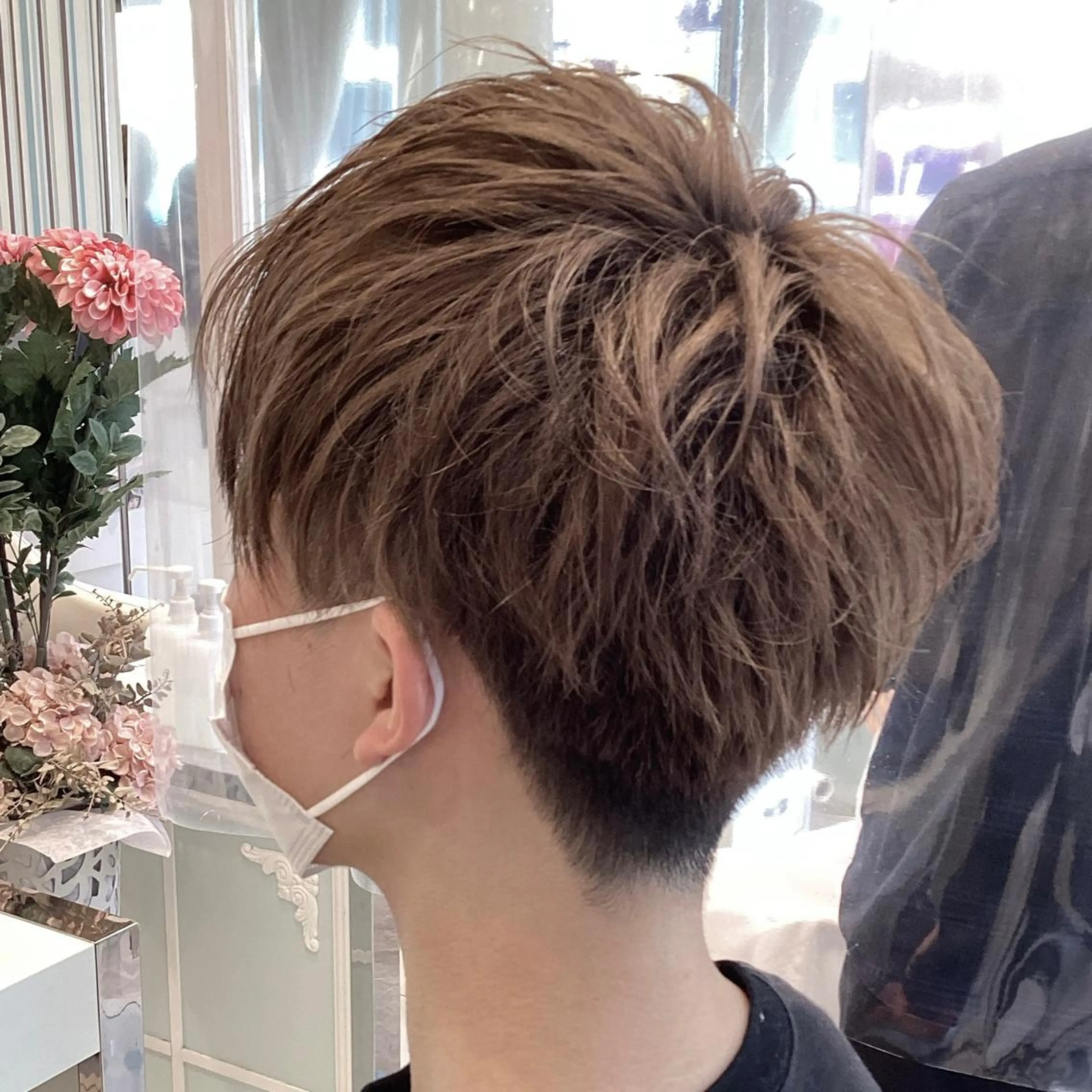 カラー メンズ ツートーンカラー カット ヘアカラー メンズ縮毛矯正 ♠️店長下平隼人のヘアスタイル