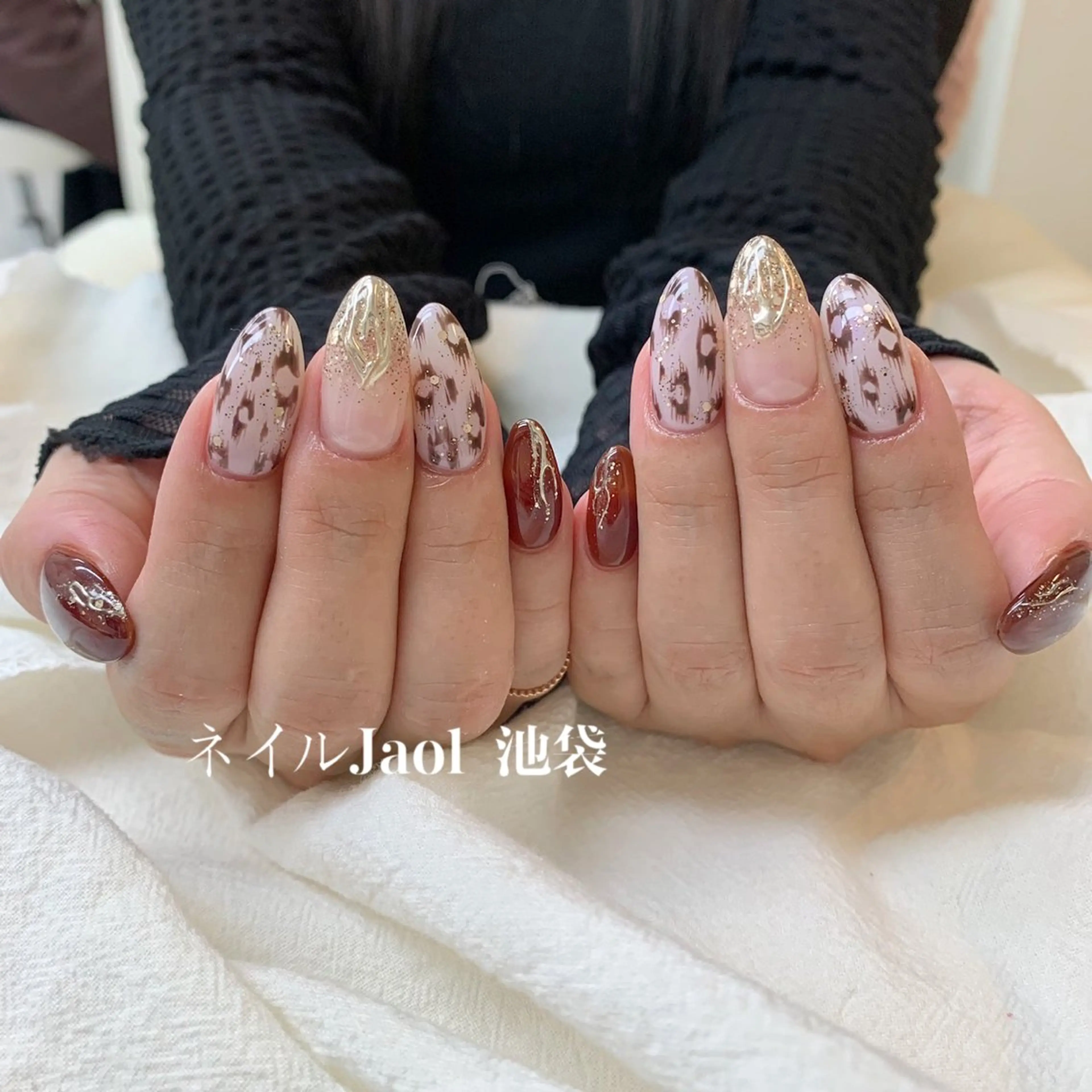 ミディアム ハンドネイル nail jaol池袋店所属・ネイルJaol 池袋のネイルデザイン