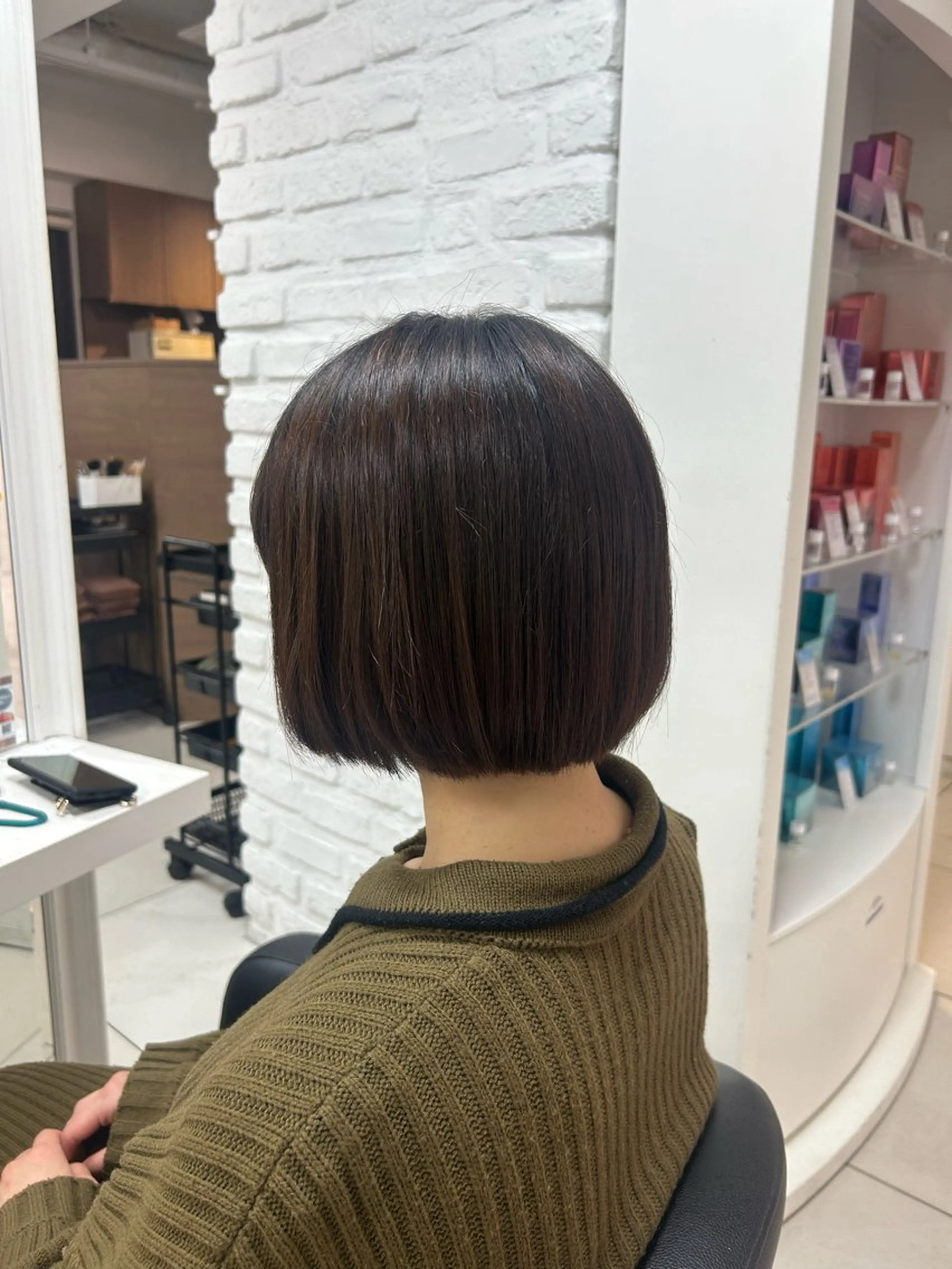 ミディアム 【縮毛矯正/レディー スカット】美涼🎀のヘアスタイル