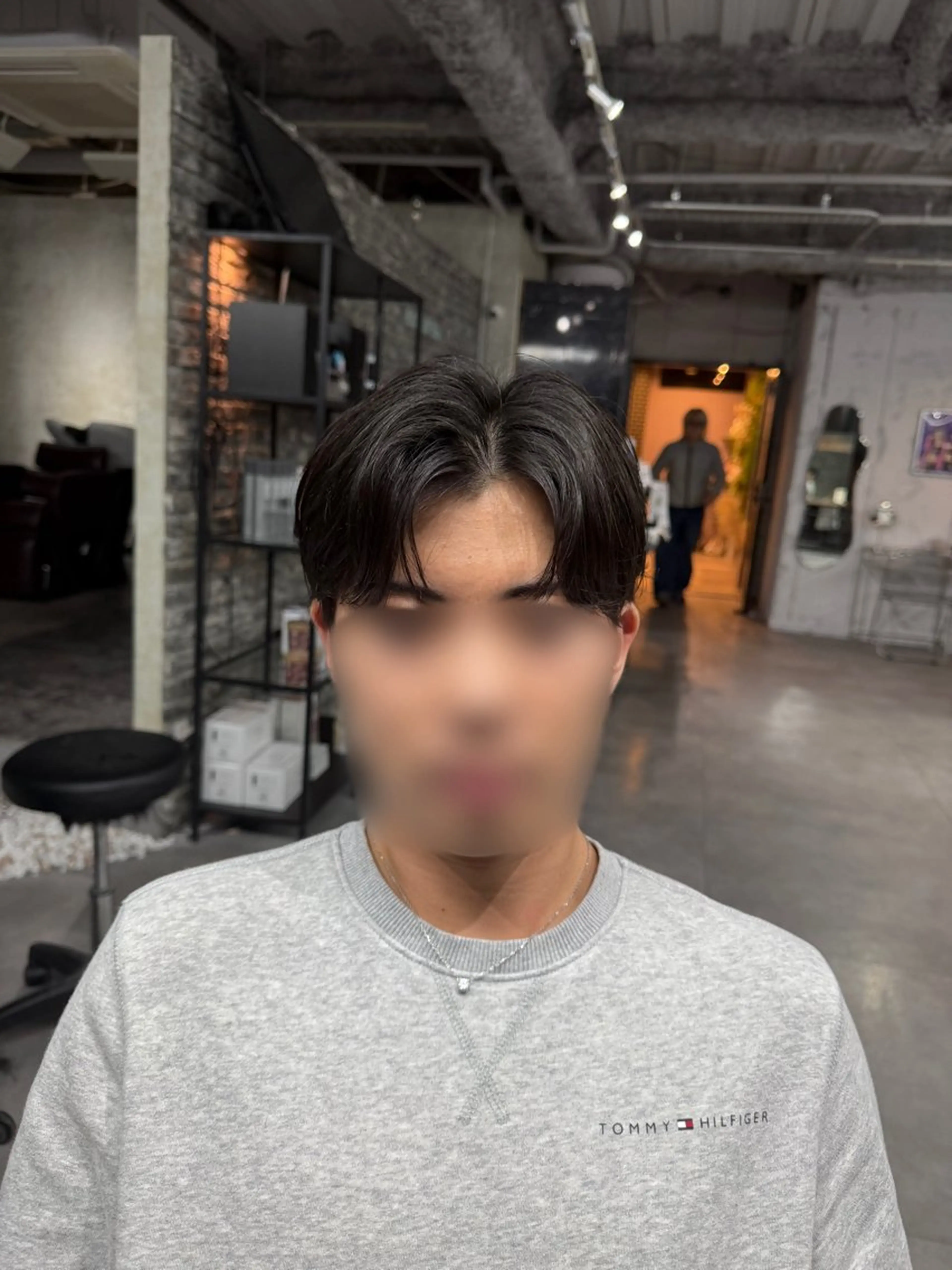 メンズ センターパート LUAU Ao所属・韓国ヘア/梅田 / shiinaのヘアスタイル