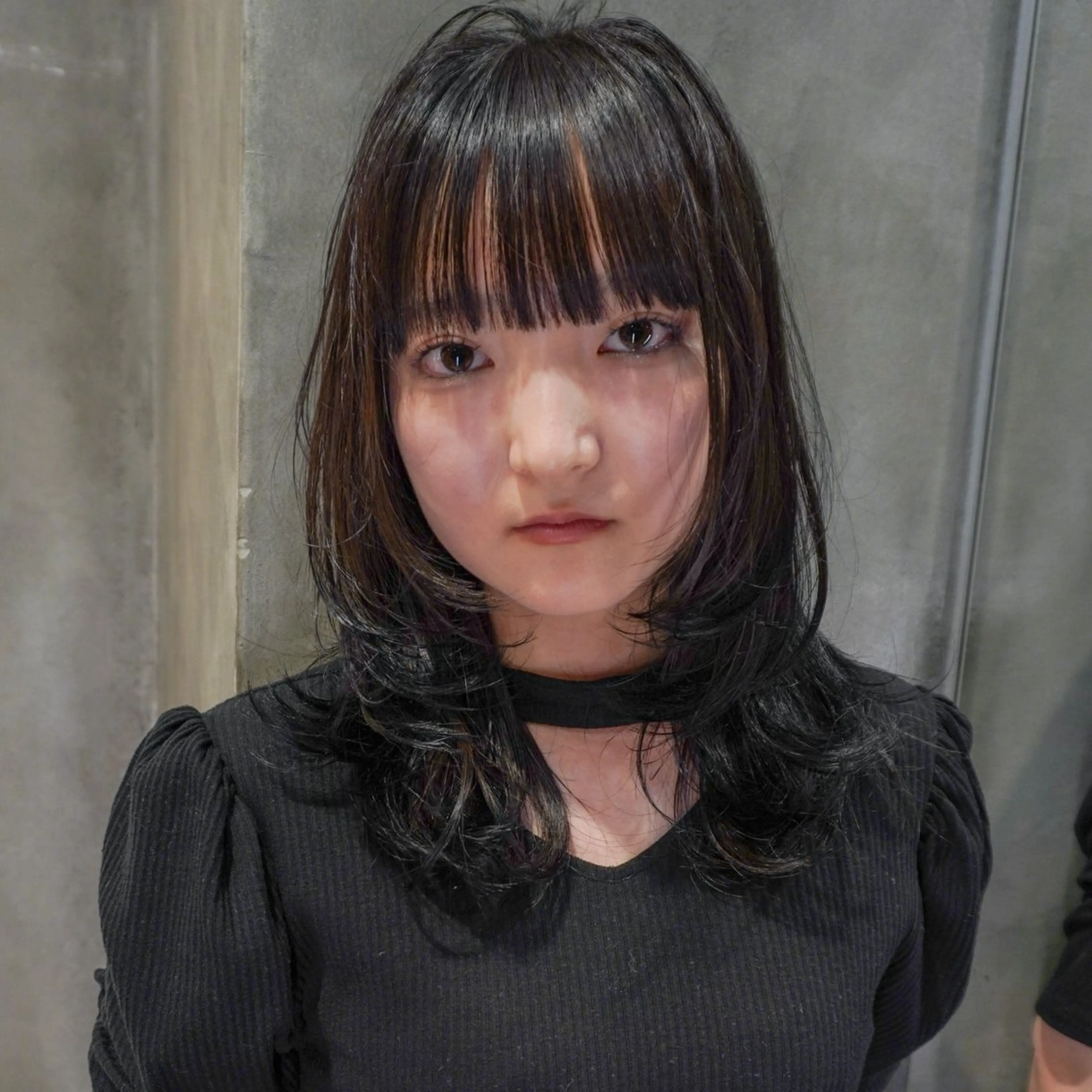 ミディアム カラー レイヤーカット カット ヘアカラー トリートメント ◽️モードヘア◽️ SHOUTOのヘアスタイル