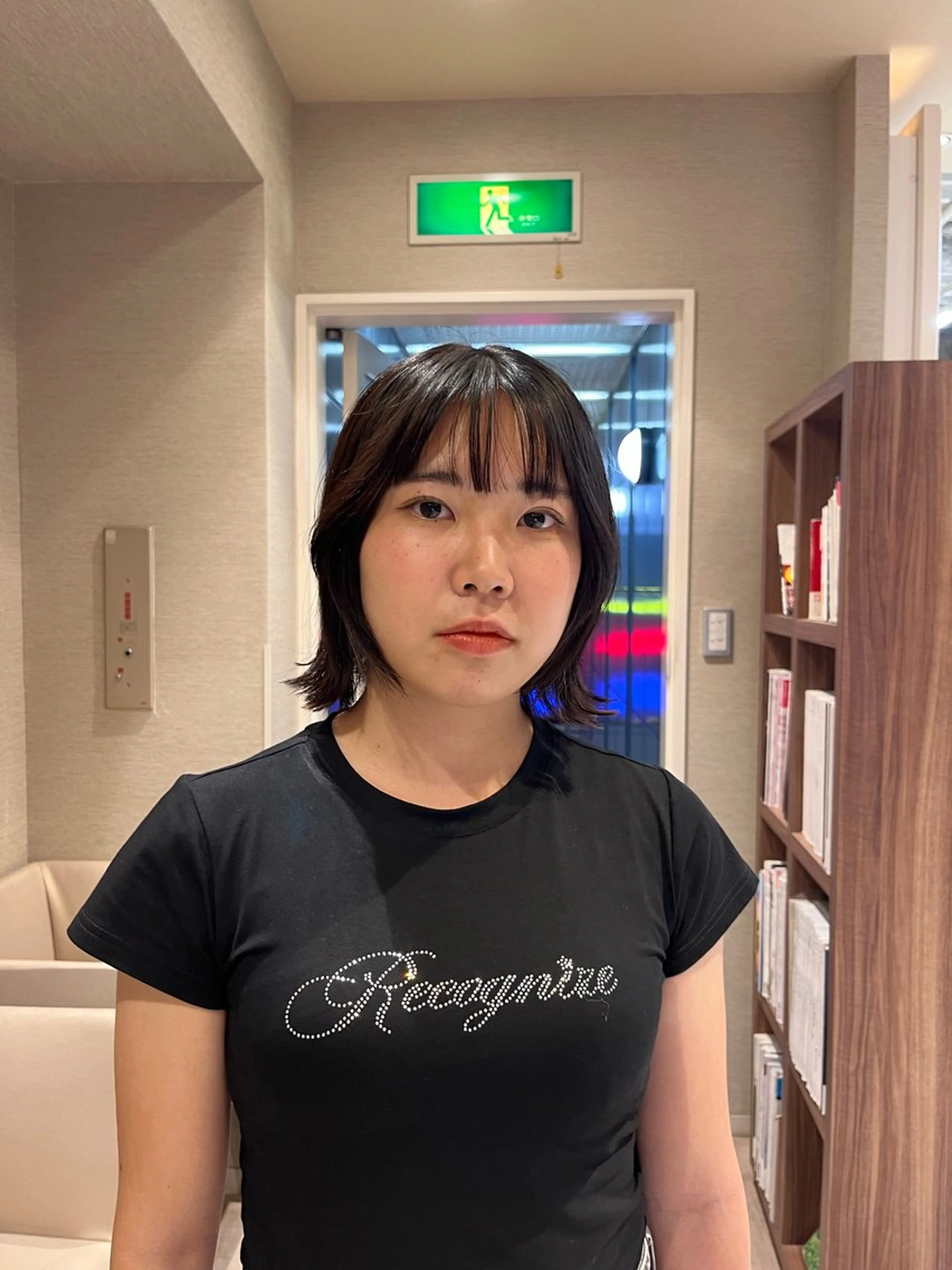 ミディアム ボブレイヤー ボブ 顔まわりレイヤー 顔周りカット レイヤーカット dogstar小林諒 レイヤー/パーマのヘアスタイル