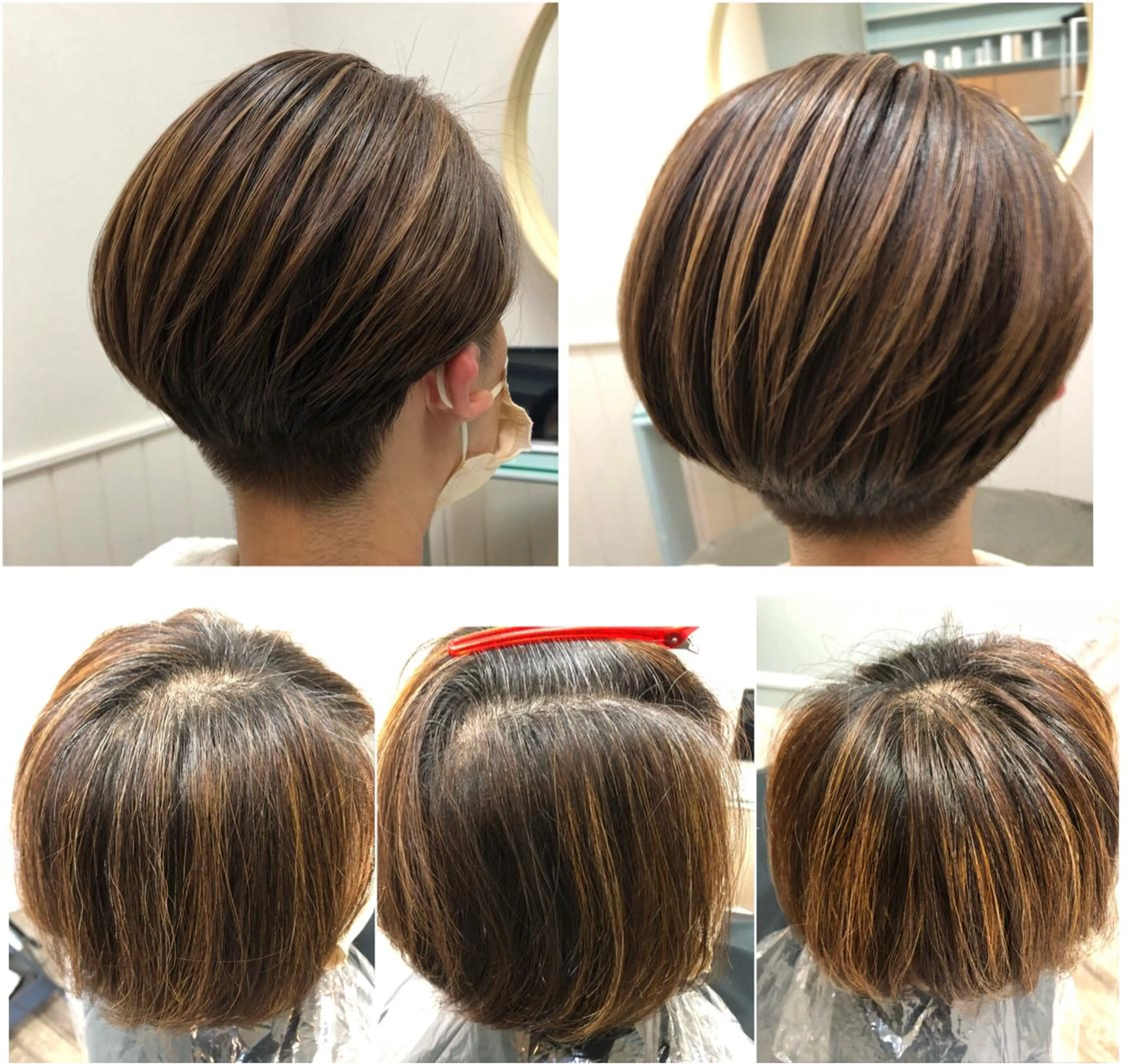 ショート ハイライト 髪質改善 レイヤーカット トリートメント ✨髪質改善Less✨ シバタのヘアスタイル