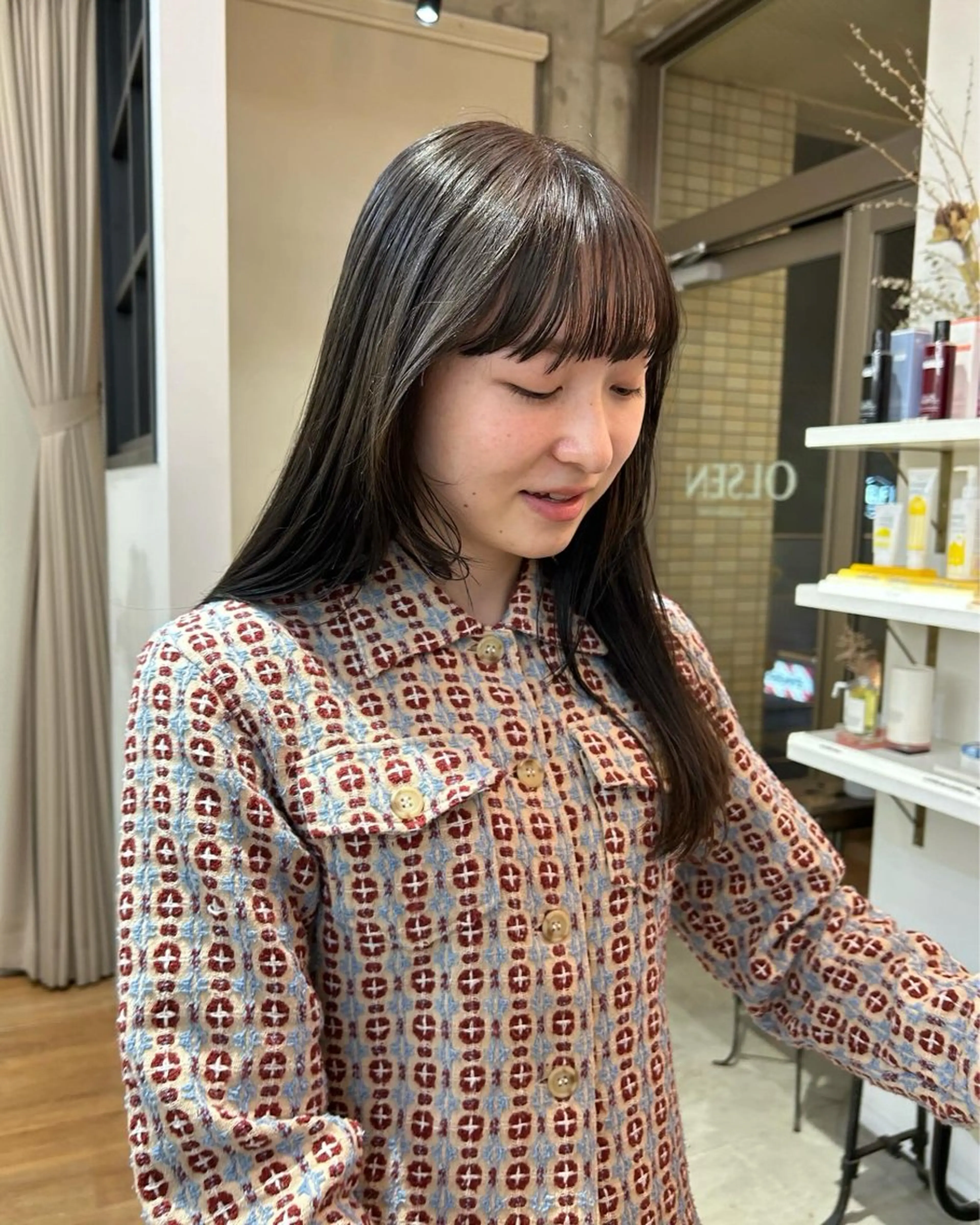 ロング カラー 透明感カラー カット ヘアカラー 表参道OLSEN✂︎ nanamiのヘアスタイル