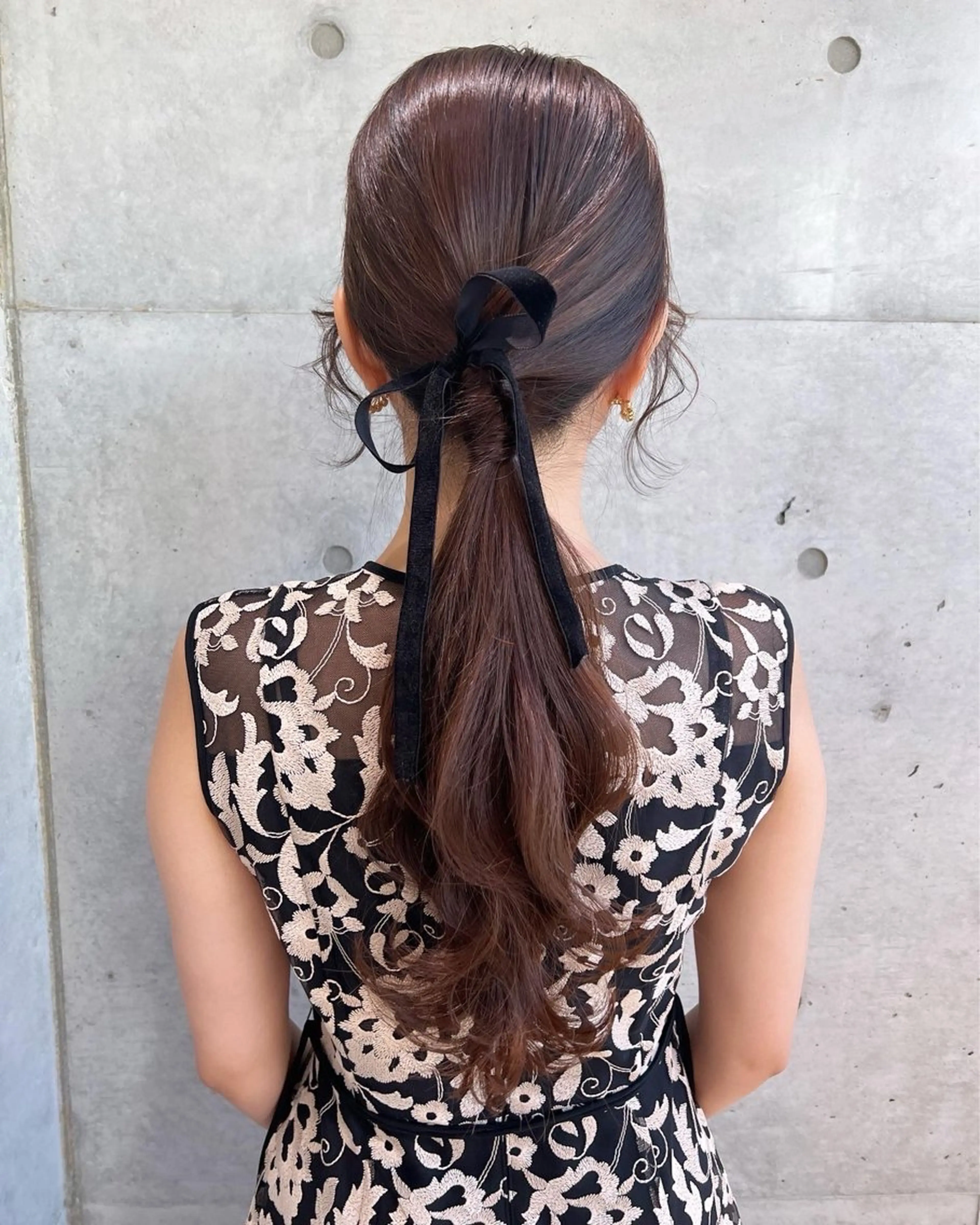 ロング ヘアアレンジ Lond Bloom所属・🎀はるか ブリーチ なしダブルカラー🎀のヘアスタイル