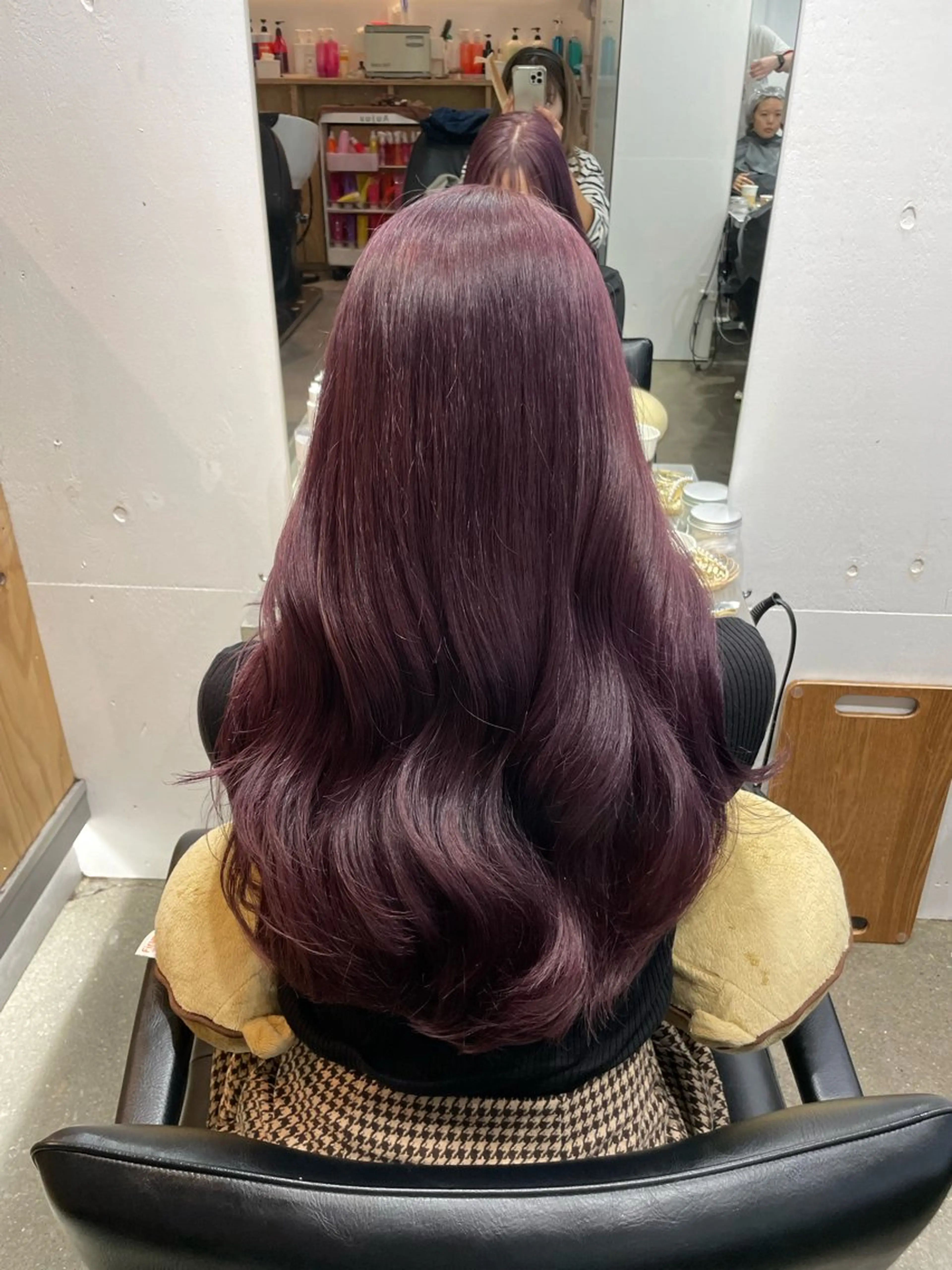 ロング カラー アディクシーカラー ブリーチ ケアブリーチ イルミナカラー ラベンダーカラー ヘアカラー 🪞♡韓国風スタイル MISATO🪞♡のヘアスタイル