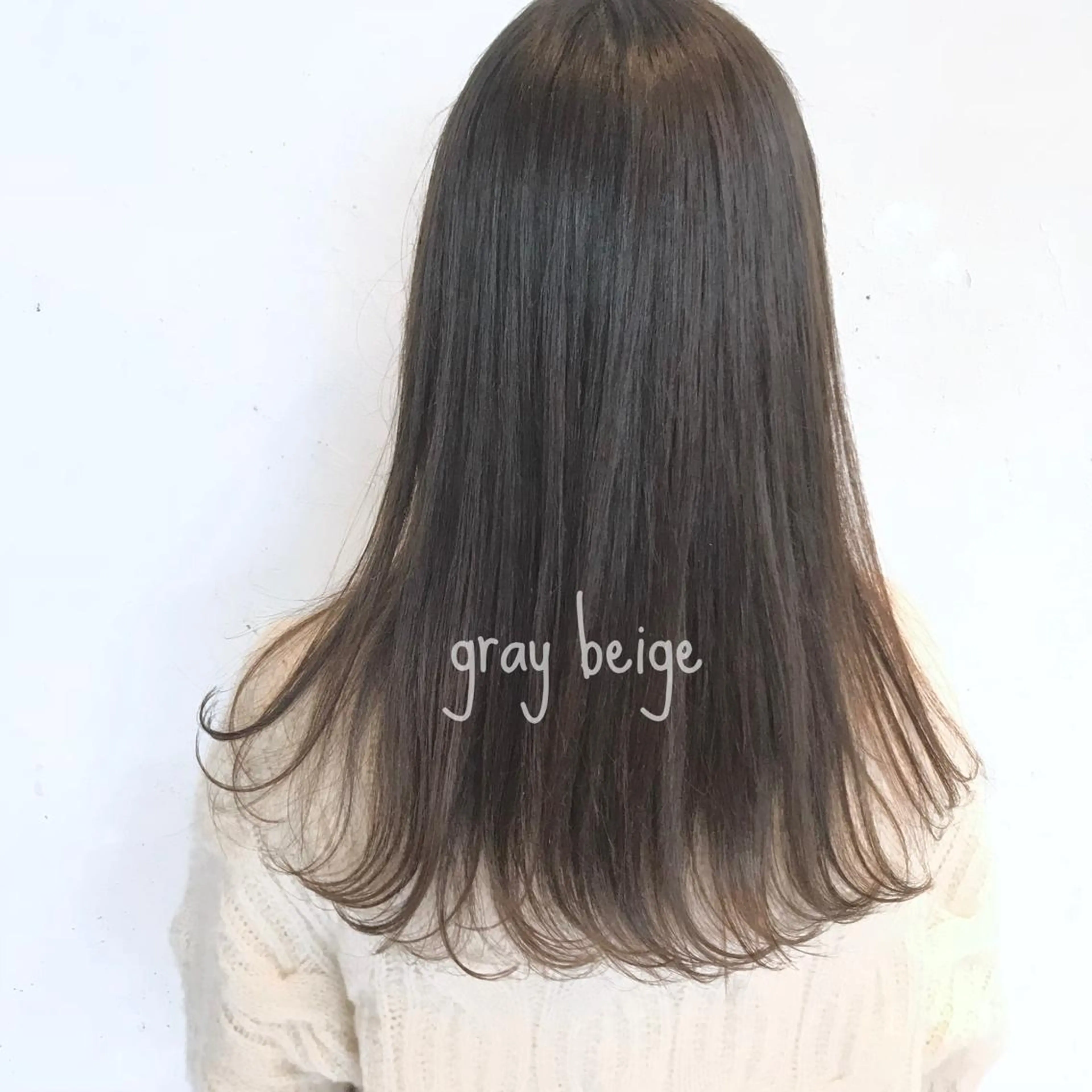 ミディアム カラー ヘアアレンジ カット ヘアカラー トリートメント ヘアセット GARDEN aoyama所属・ブリーチなしで透明感 艶カラー【Ryo】のヘアスタイル