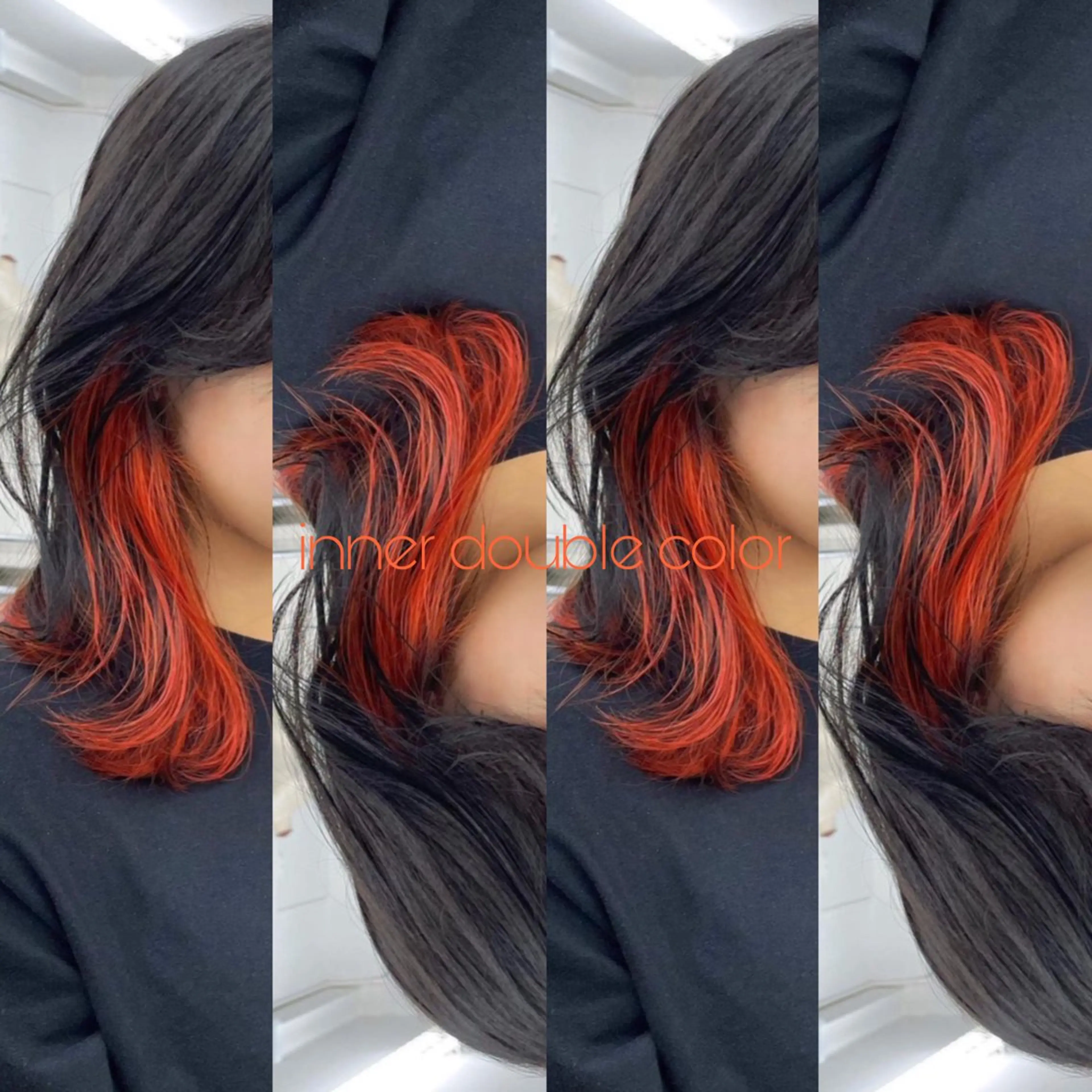 ミディアム カラー 楪 yuzuriha所属・Saaya/レイヤー /ブリーチ/ブロンドのヘアスタイル