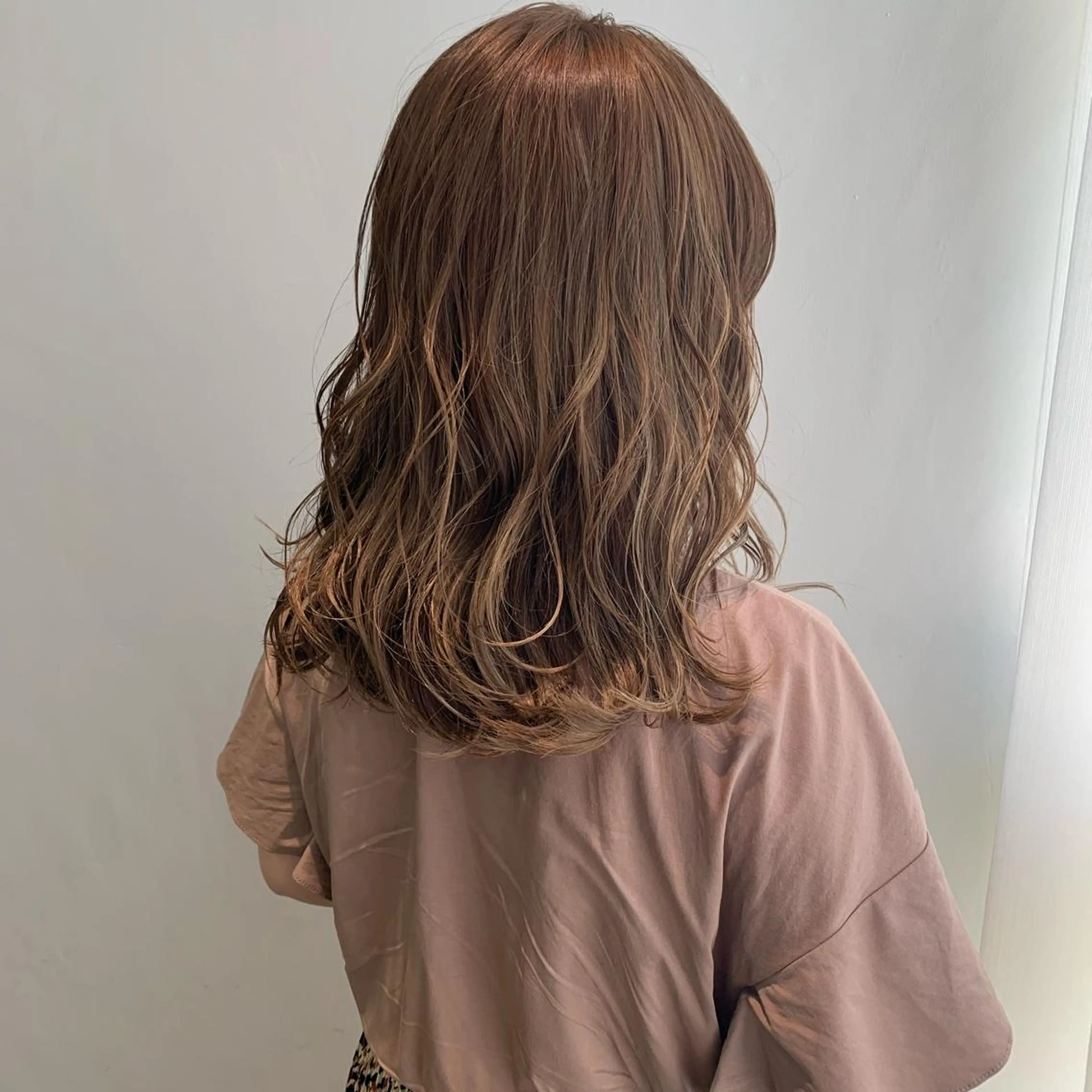 ミディアム カラー ブラウンカラー ヘアカラー トリートメント nuu所属・是非可愛くさせて ください🩷sakiのヘアスタイル