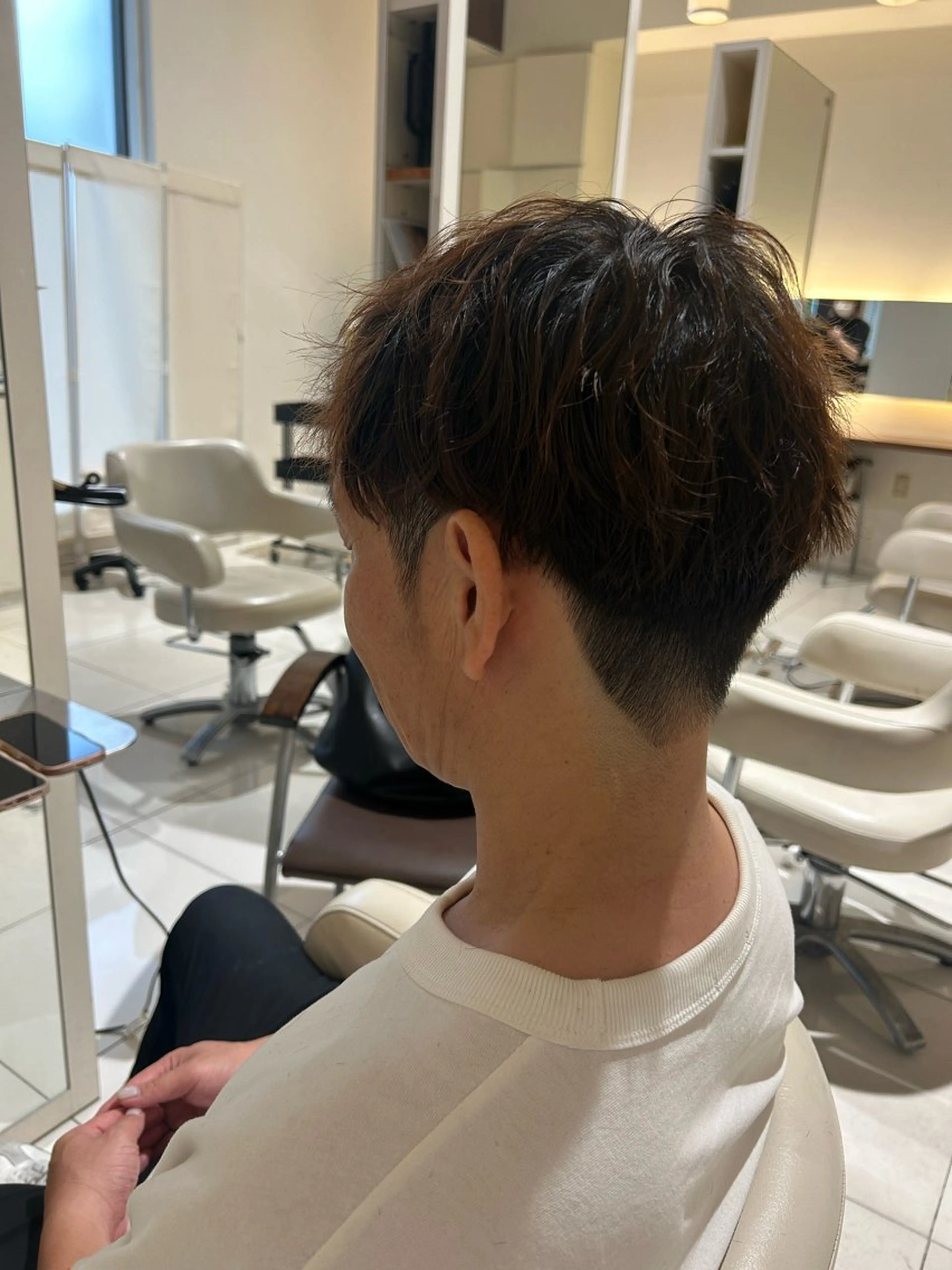 パーマ メンズ 窪田 百花のヘアスタイル