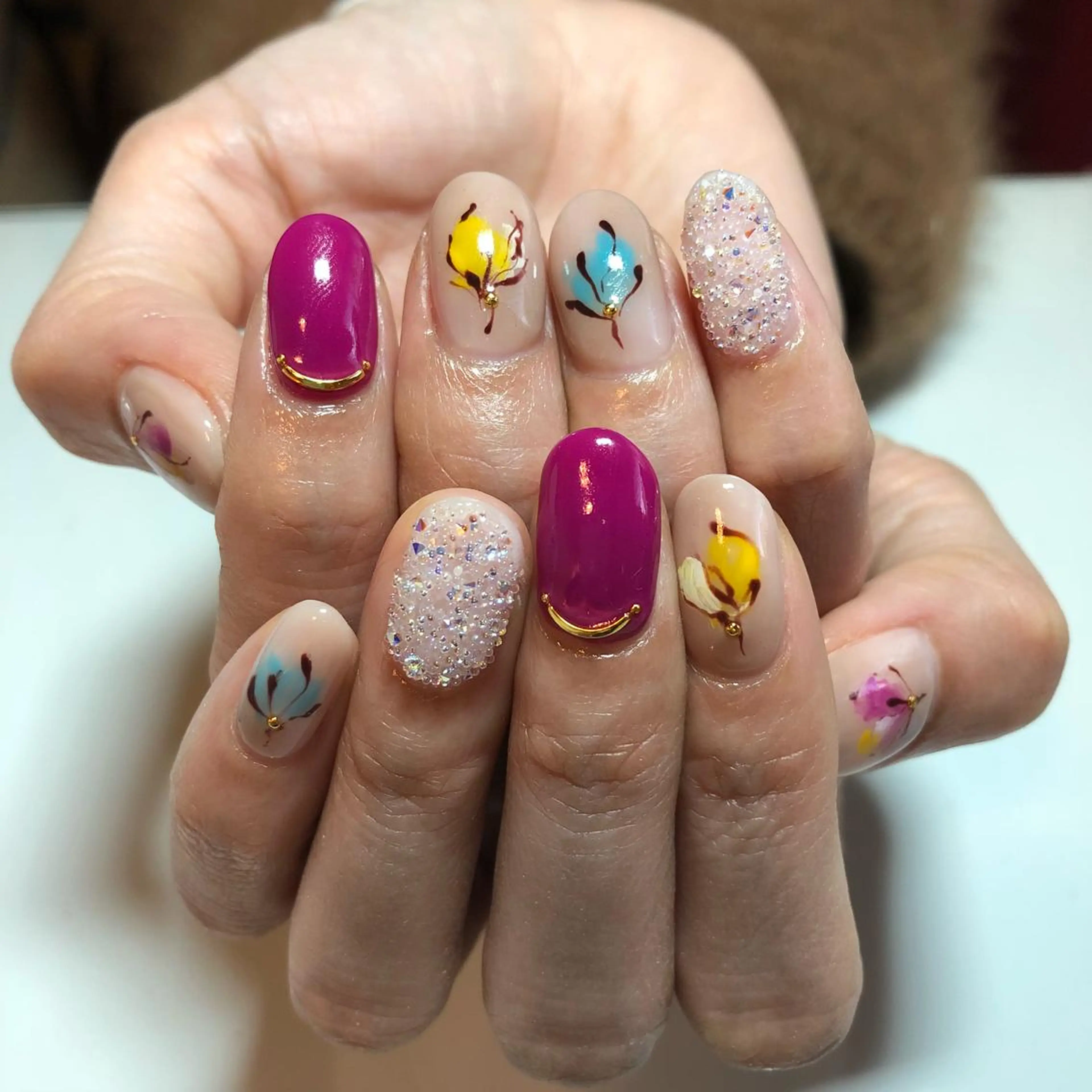 ネイル フラワーネイル g-up nail所属・米田 律子のネイルデザイン